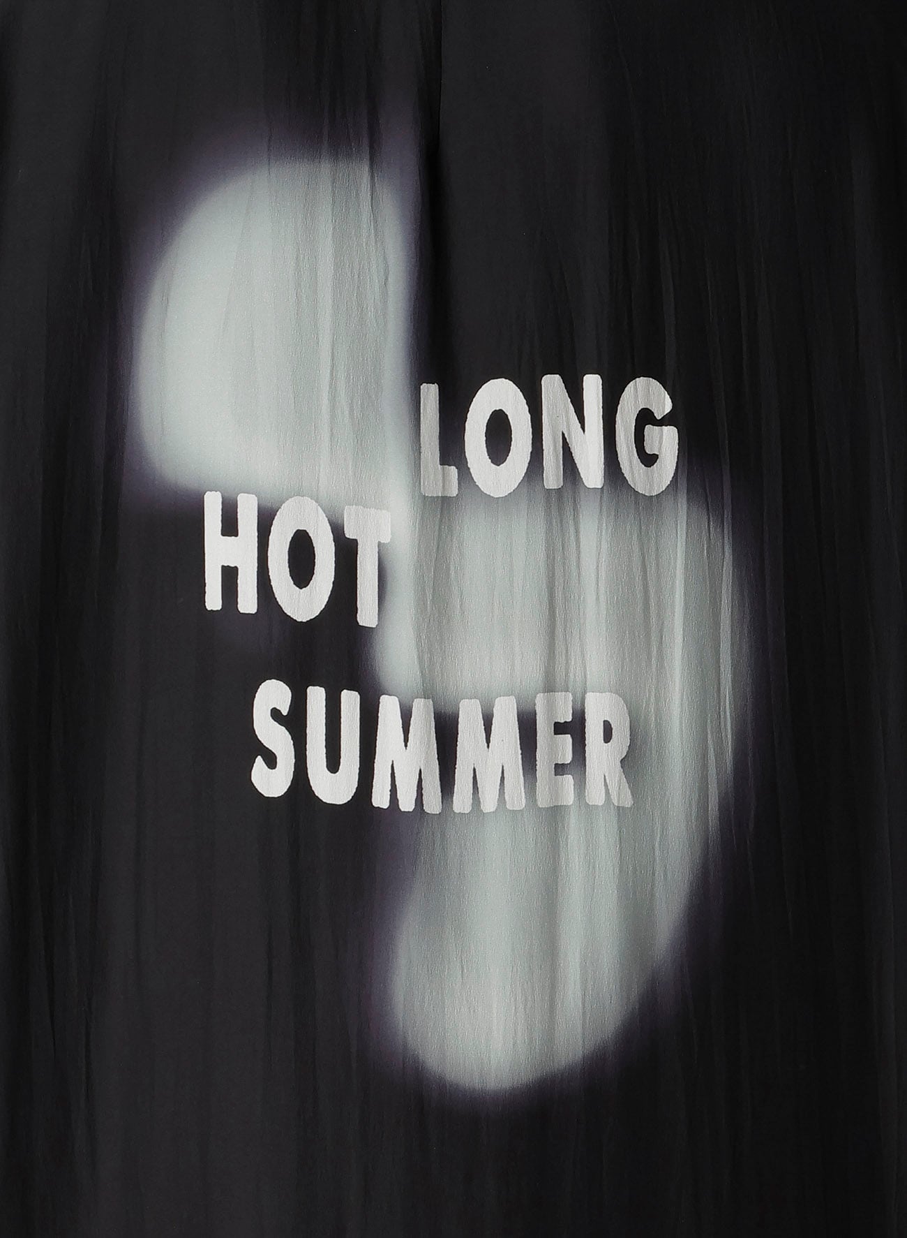 MESSAGE PRINTED SMOKE BUTTON OPENED JACKET