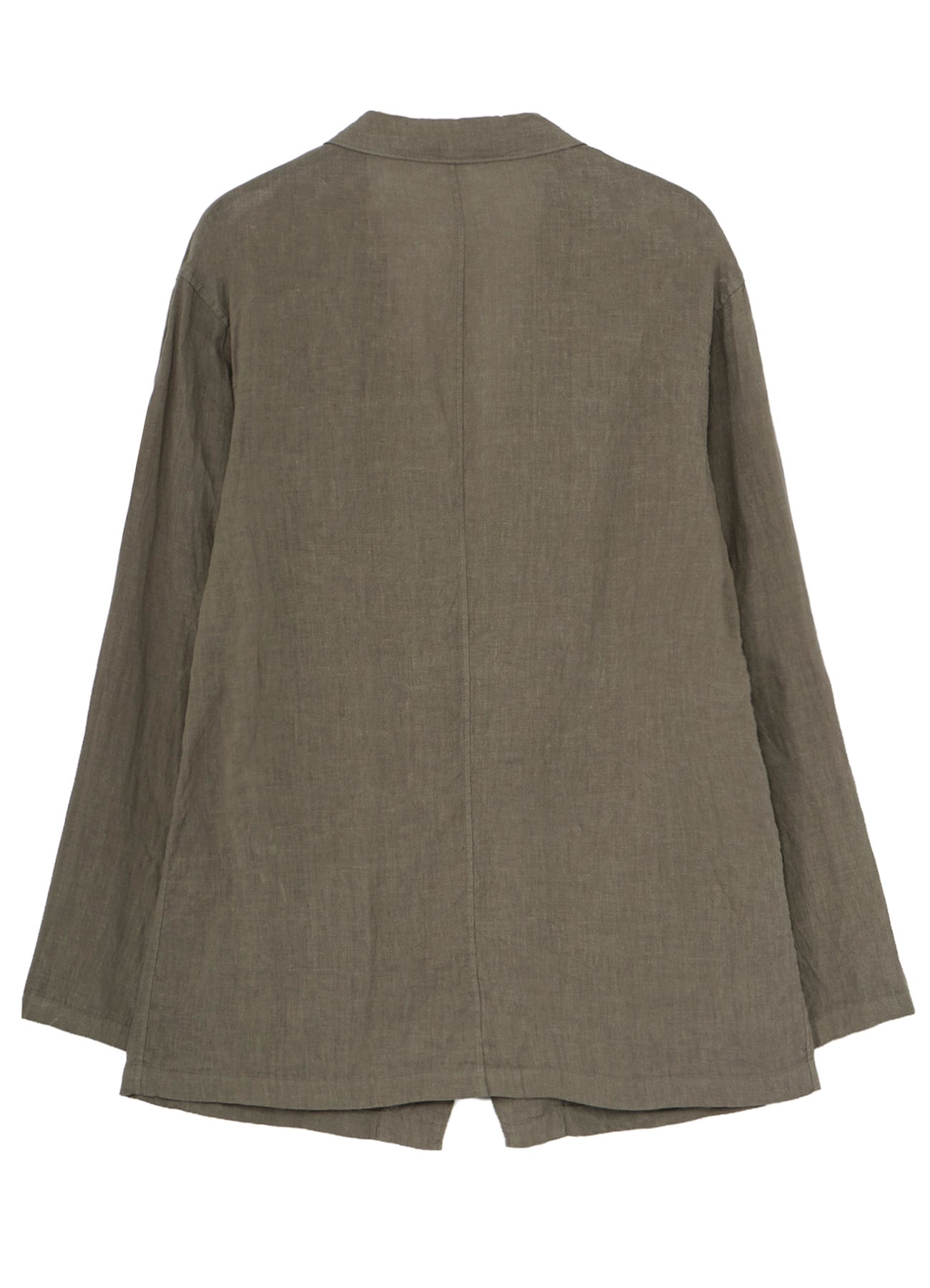 GARMENT-DYED LINEN 3BS SHIRT JACKET