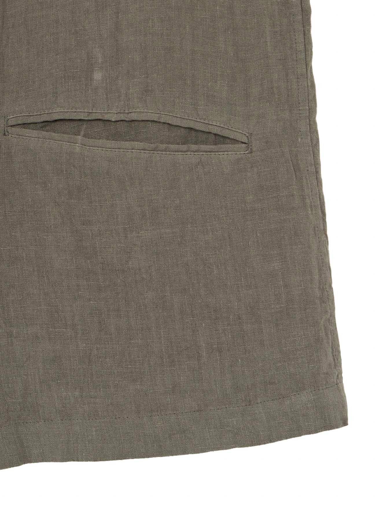 GARMENT-DYED LINEN 3BS SHIRT JACKET