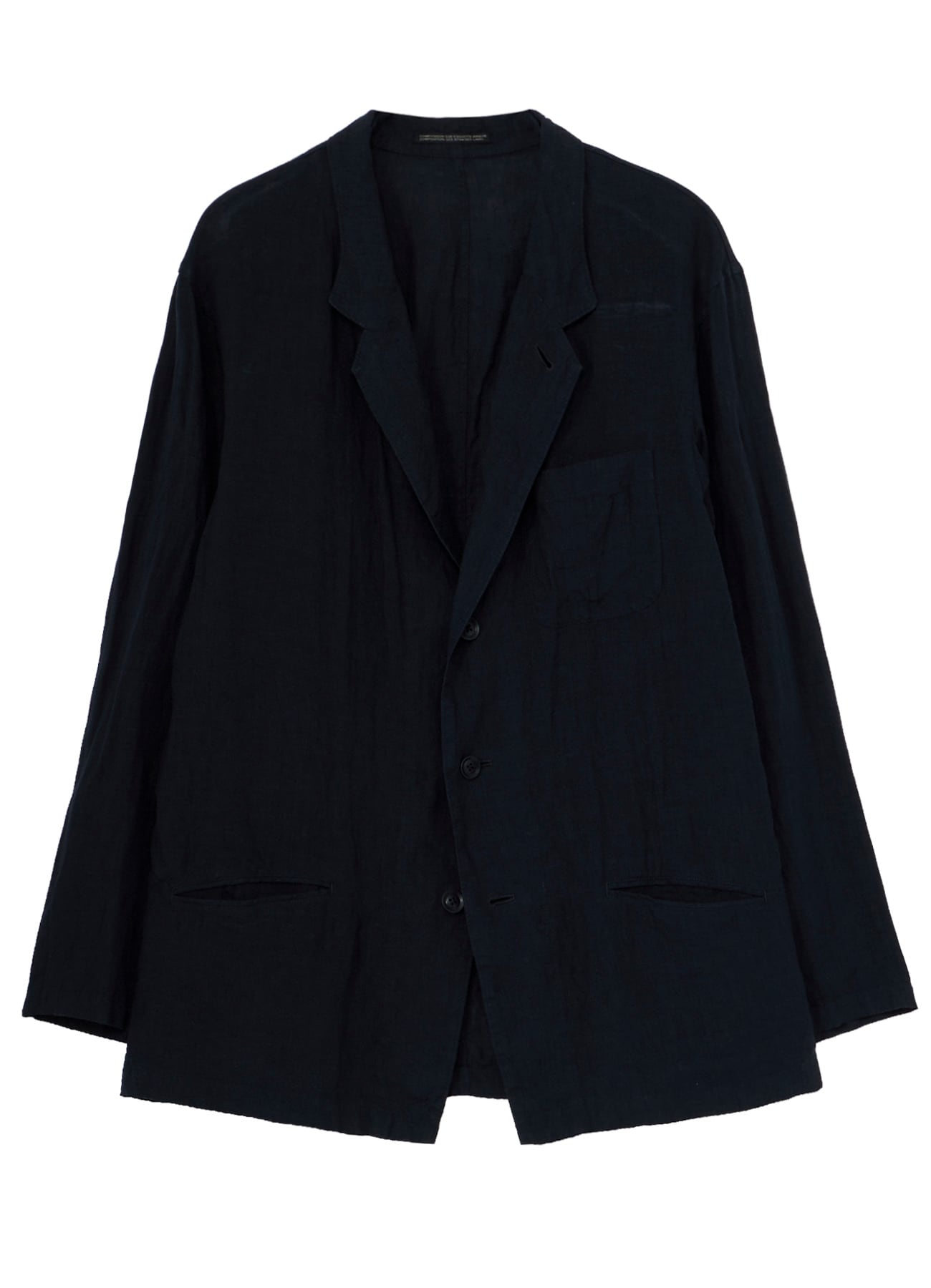 GARMENT-DYED LINEN 3BS SHIRT JACKET