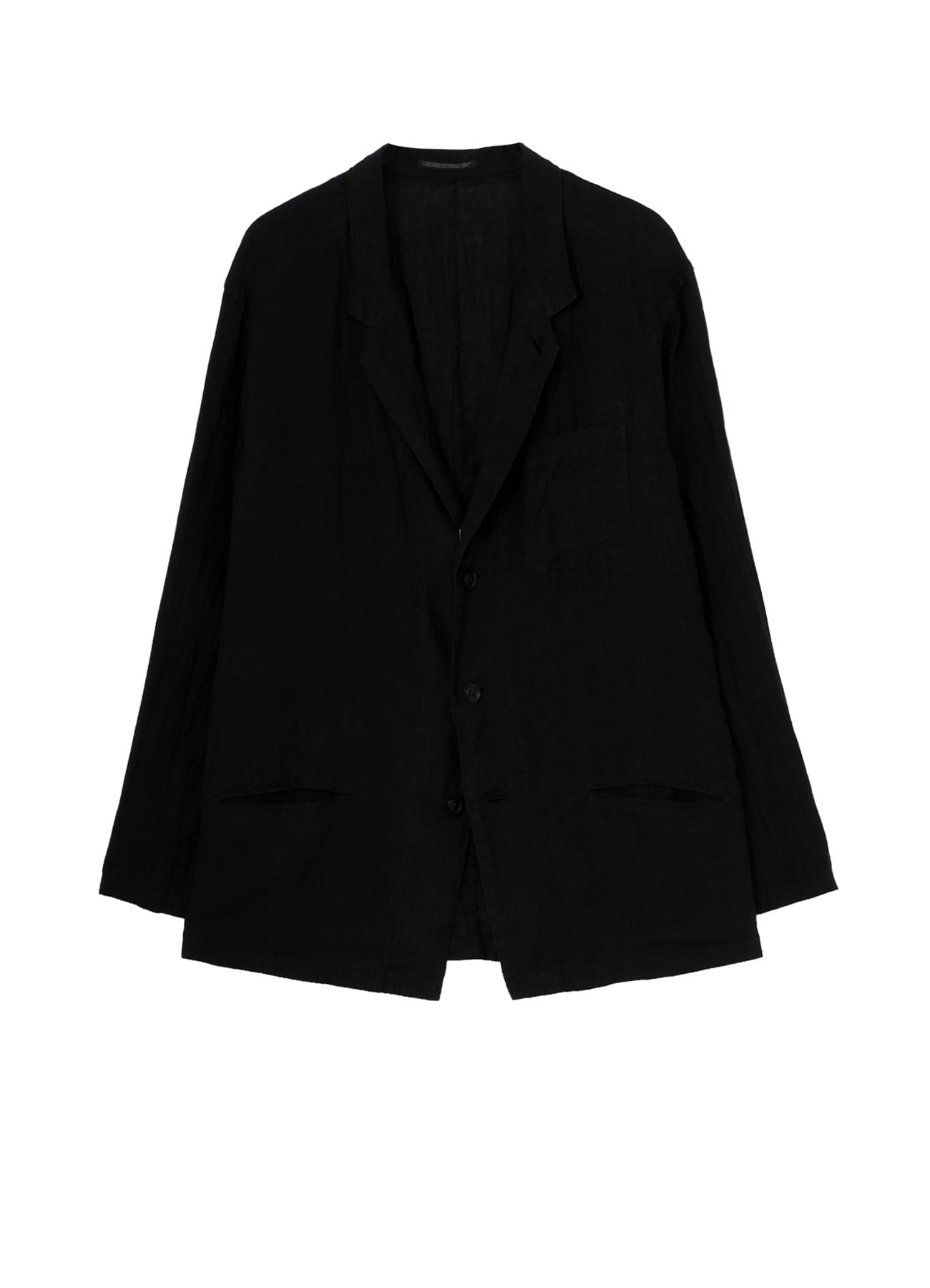 GARMENT-DYED LINEN 3BS SHIRT JACKET