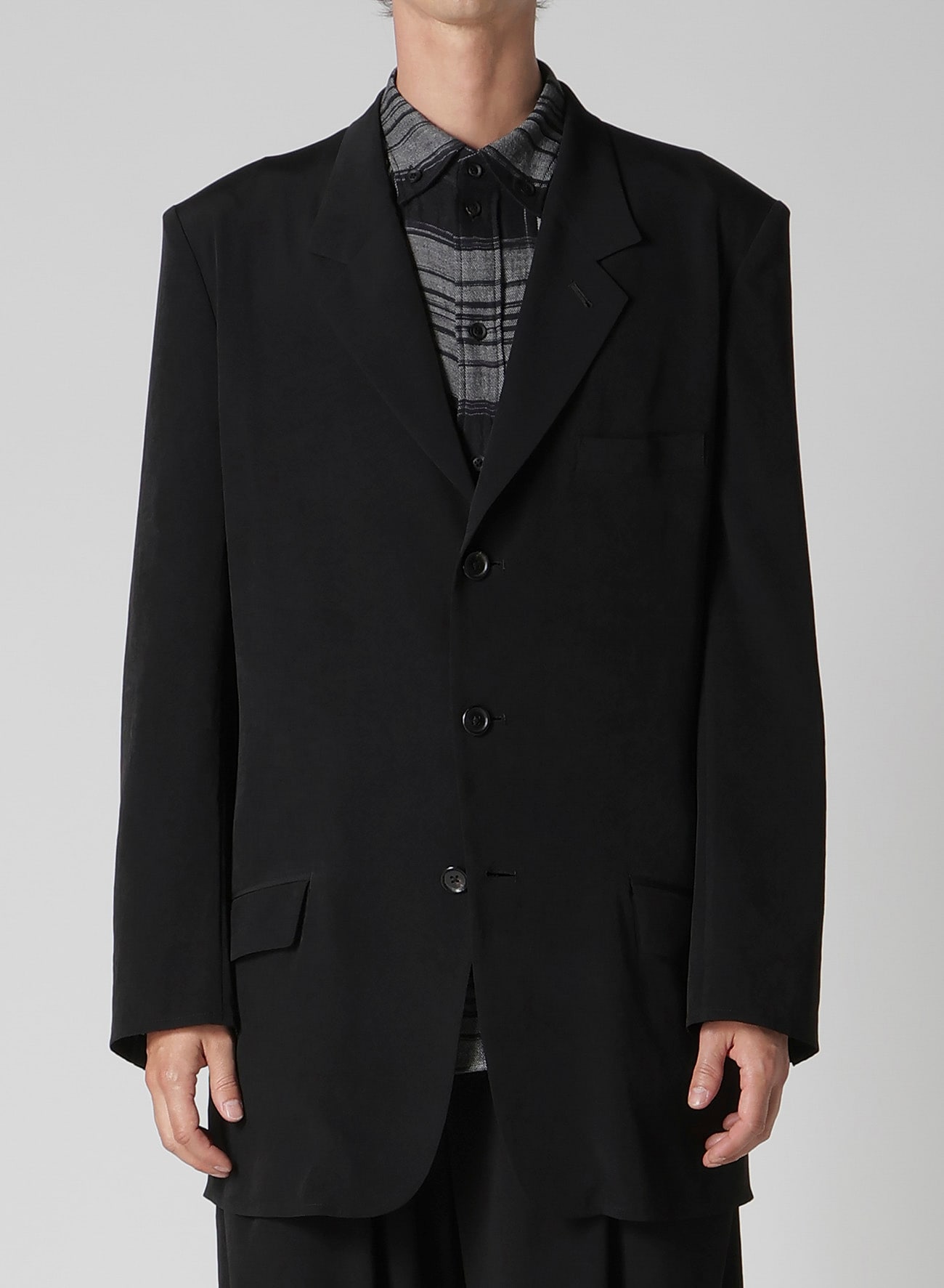 TA TUXEDO SINGLE SILK JACKET