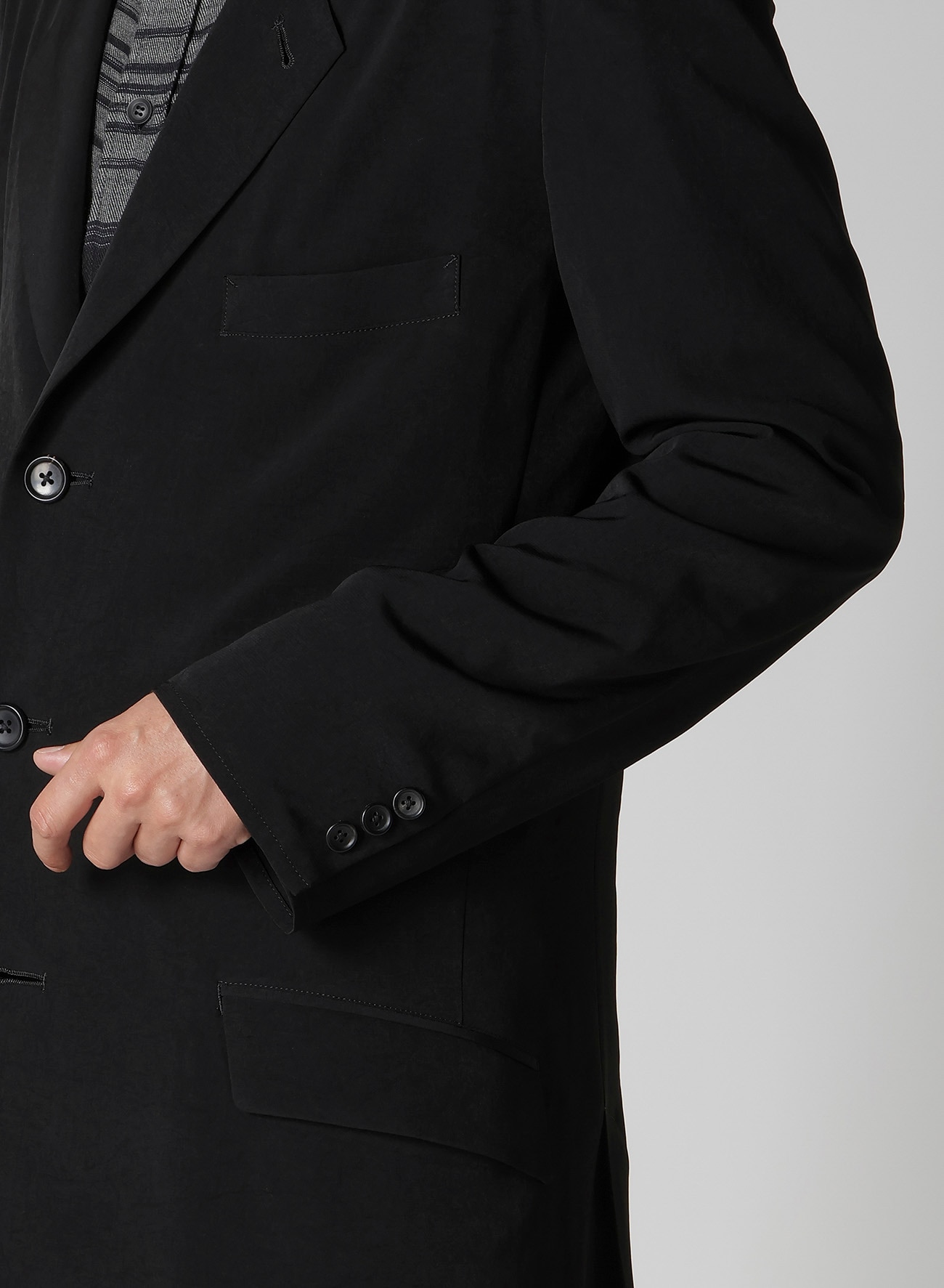 TA TUXEDO SINGLE SILK JACKET