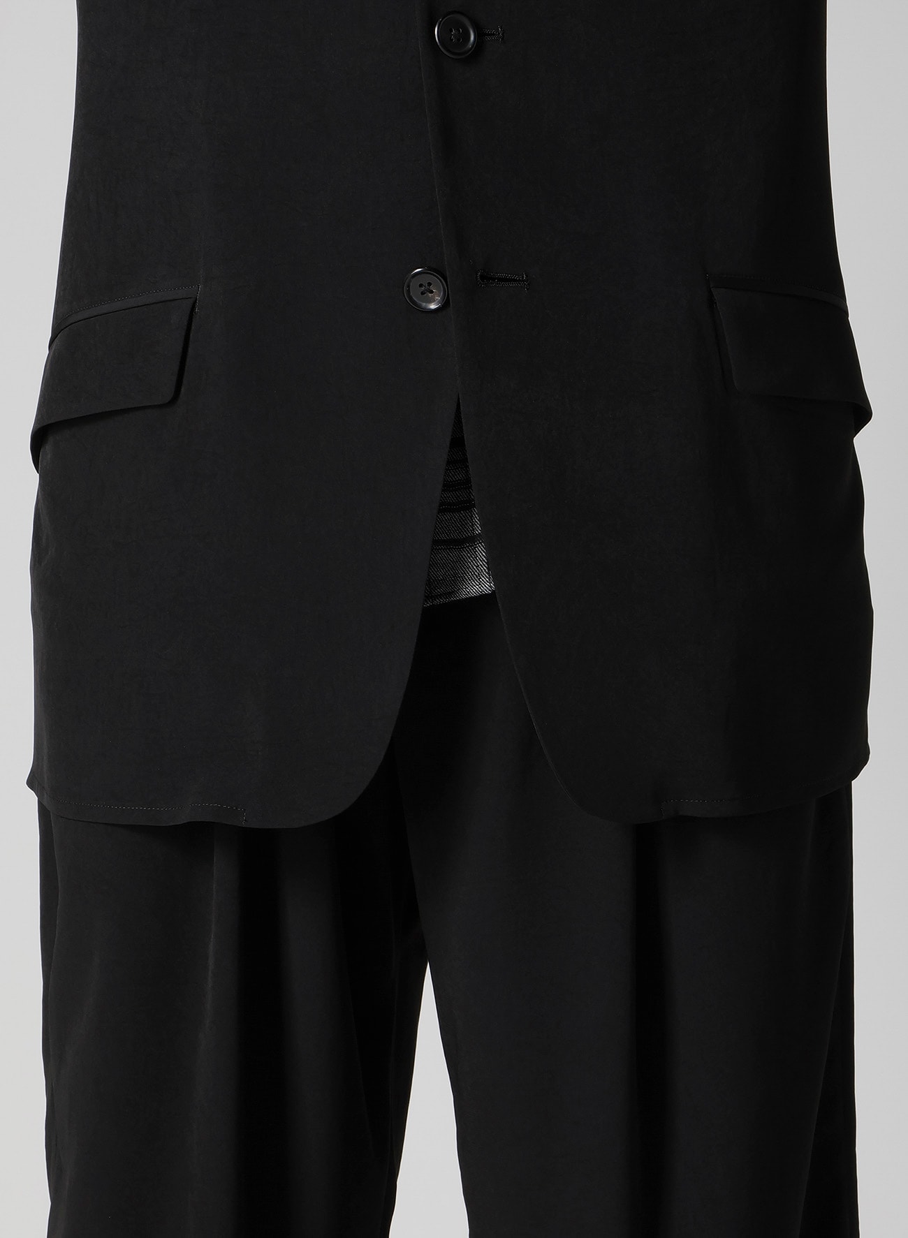 TA TUXEDO SINGLE SILK JACKET