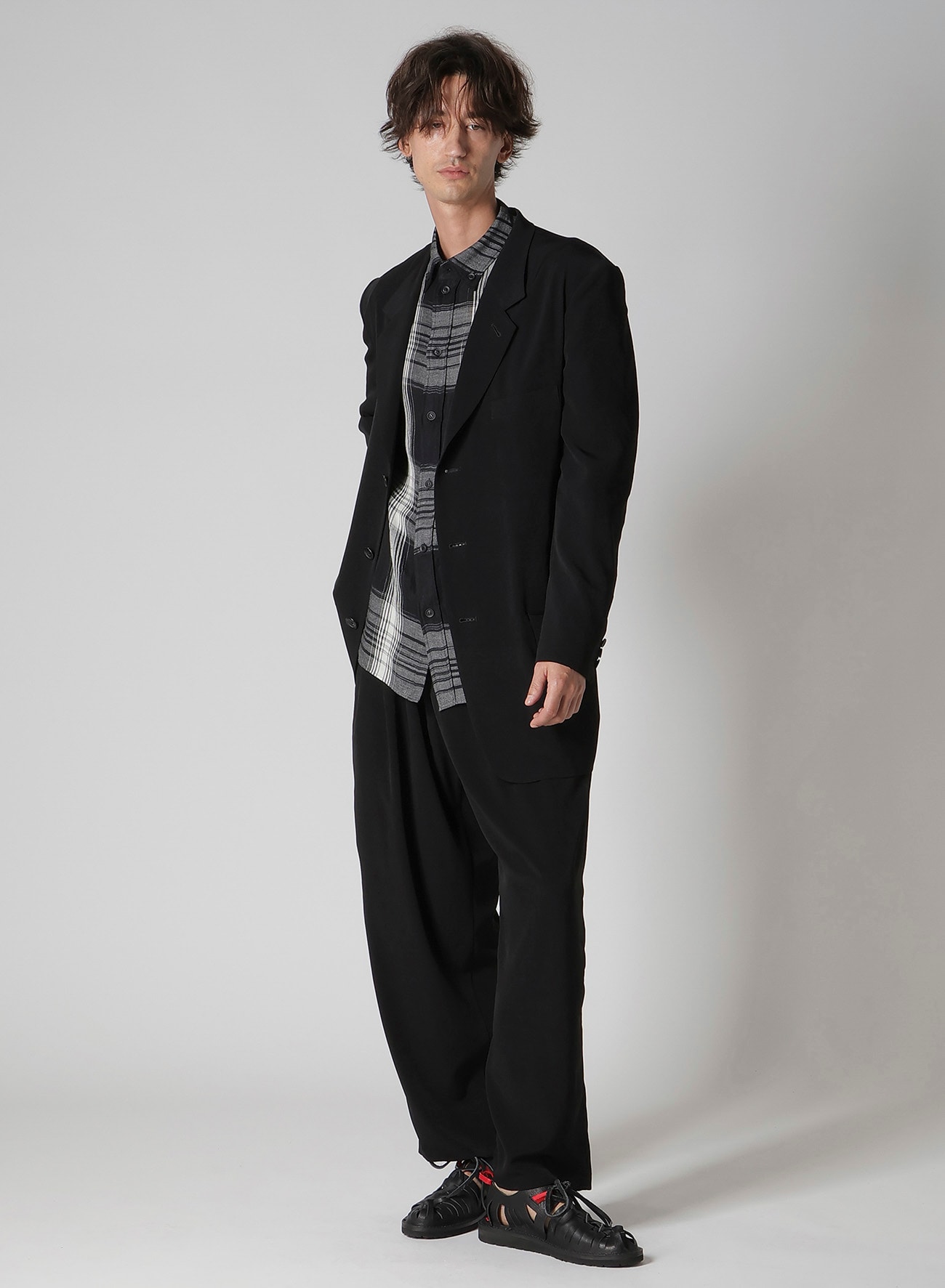 TA TUXEDO SINGLE SILK JACKET