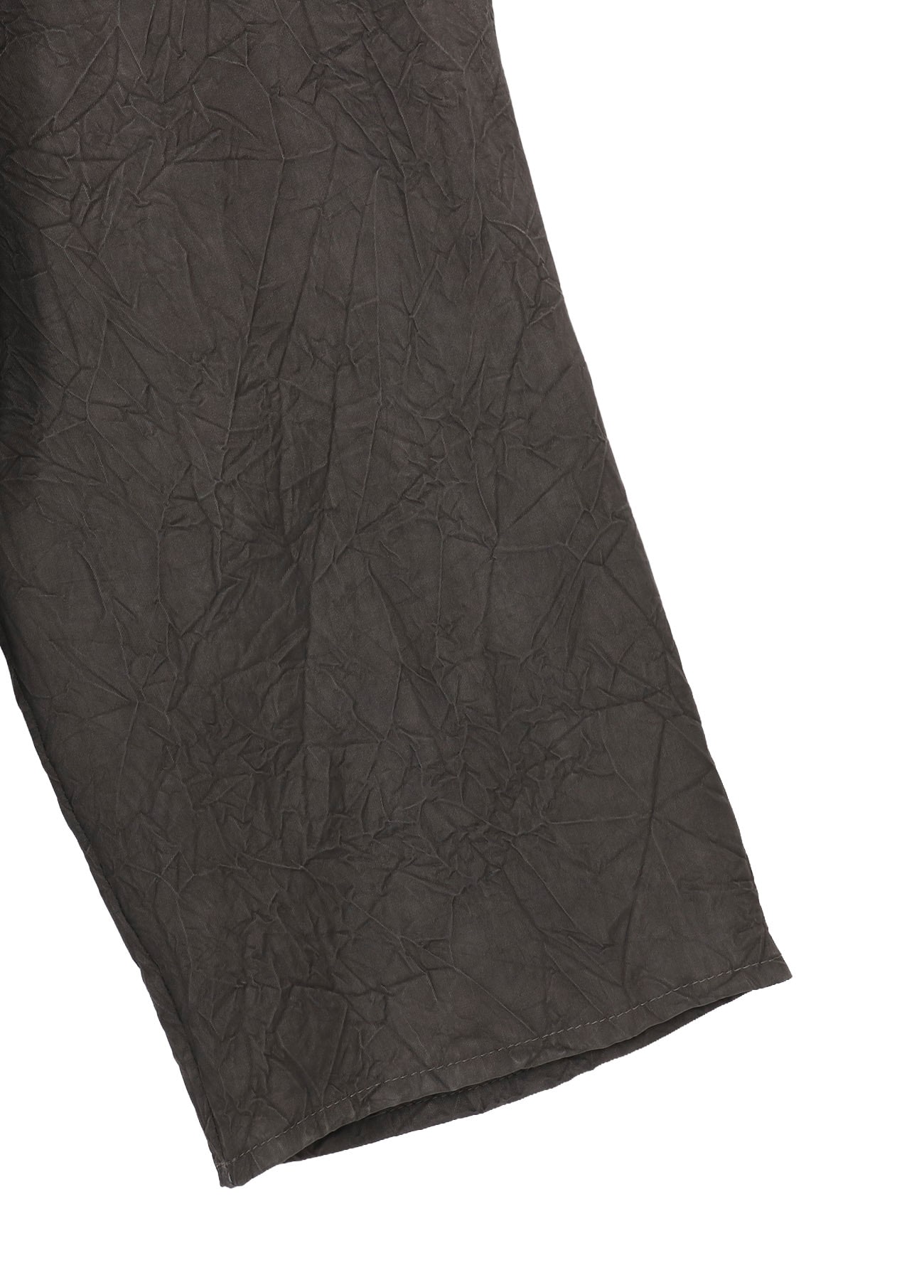 <PIECE UNIQUE/AOYAMA>INK DYED WRINKLE CUPRO MESSAGE DRAPE JACKET