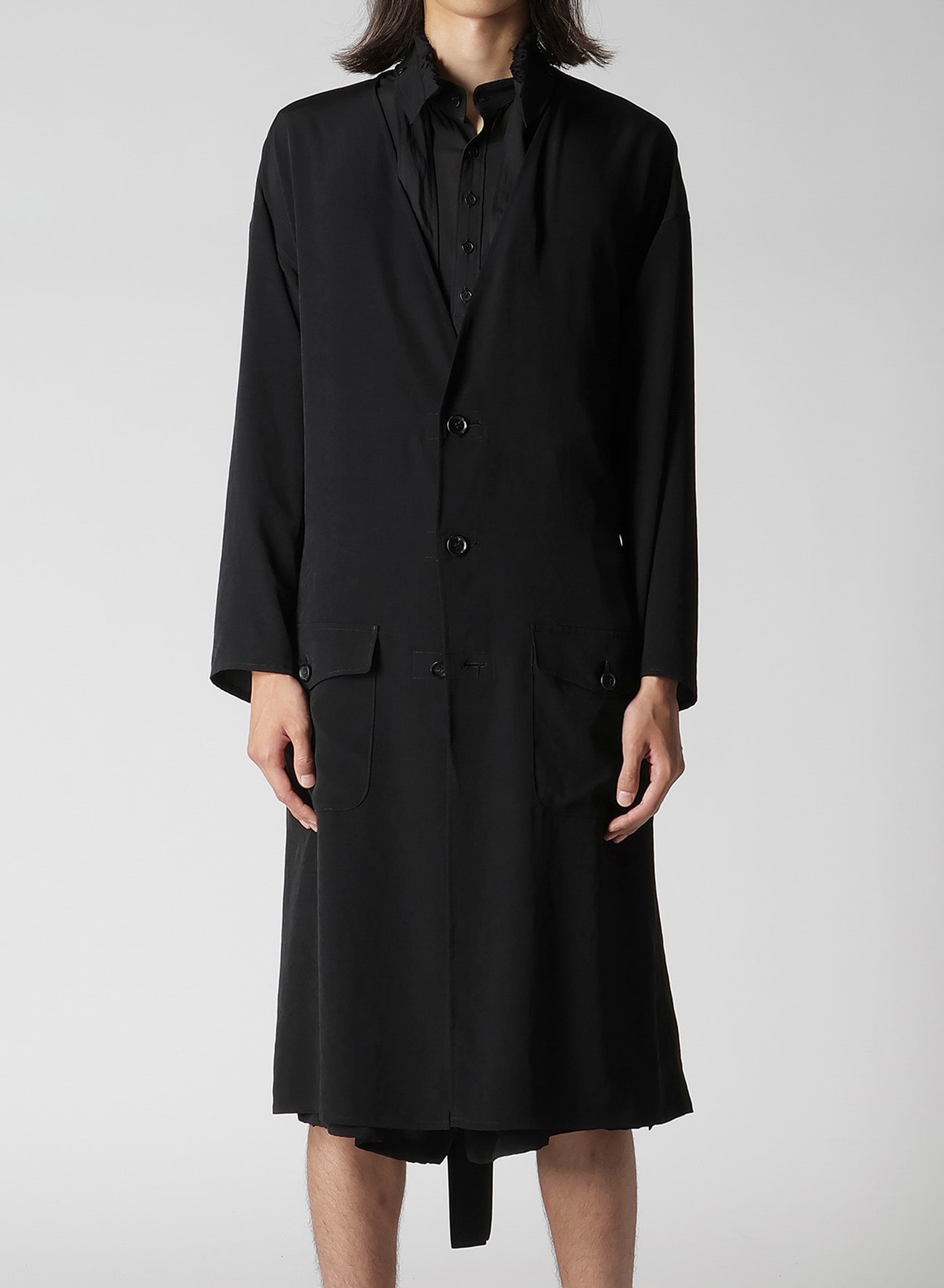 TA TUXEDO COLALRLESS GOWN