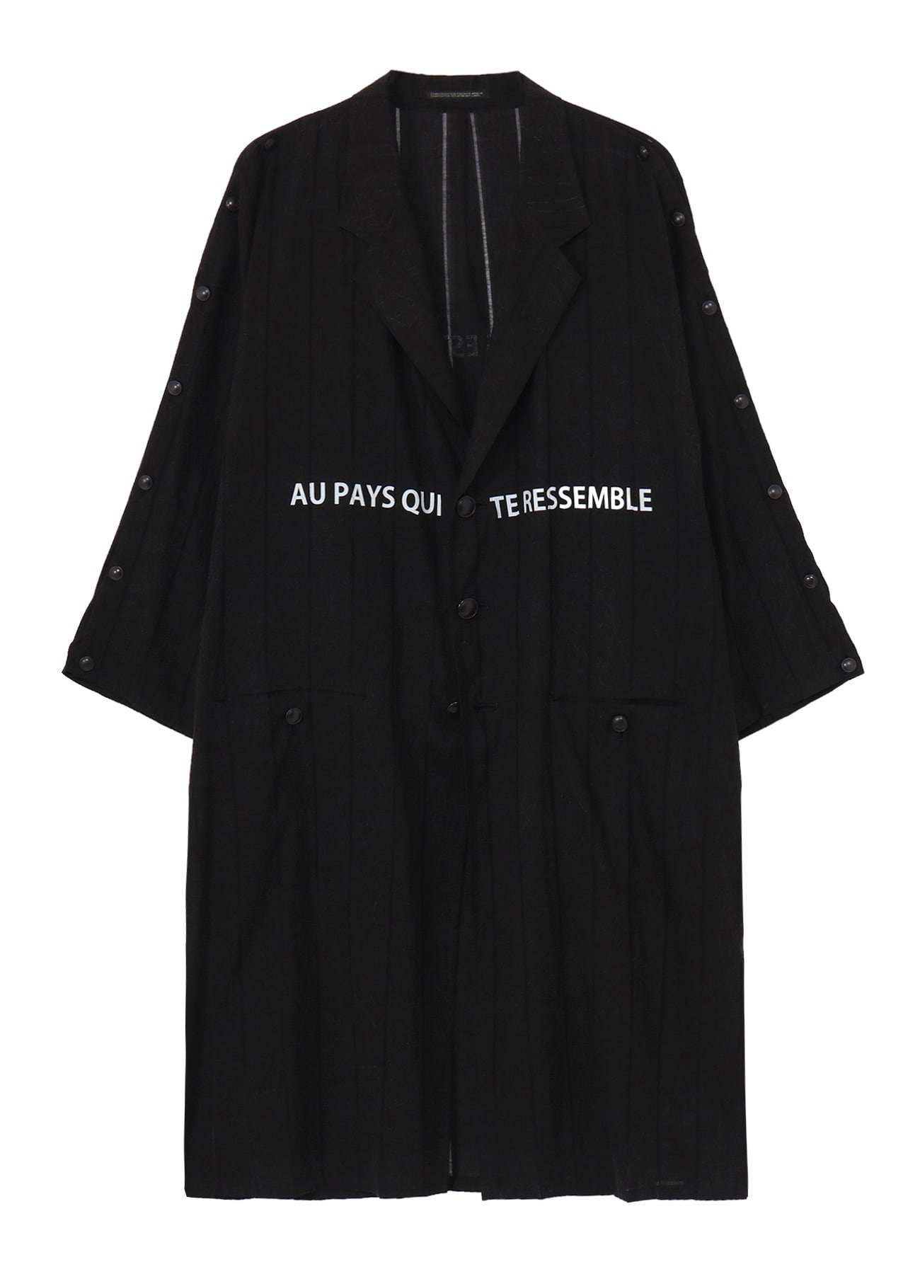 <PIECE UNIQUE/AOYAMA>KHADI ST STRIPE PATTERN JACKET