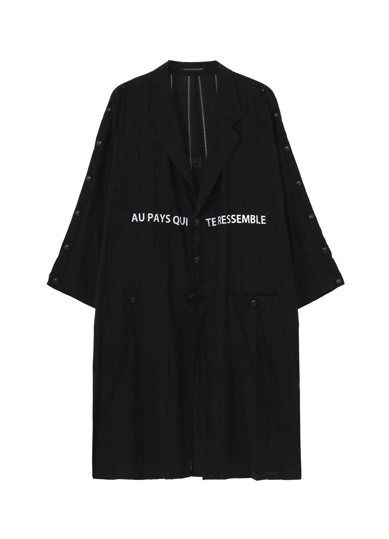 <PIECE UNIQUE/AOYAMA>KHADI ST STRIPE PATTERN JACKET