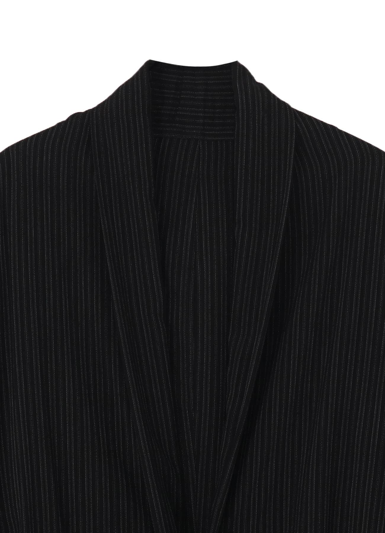 RAYON THIN STRIPE SLIT JACKET