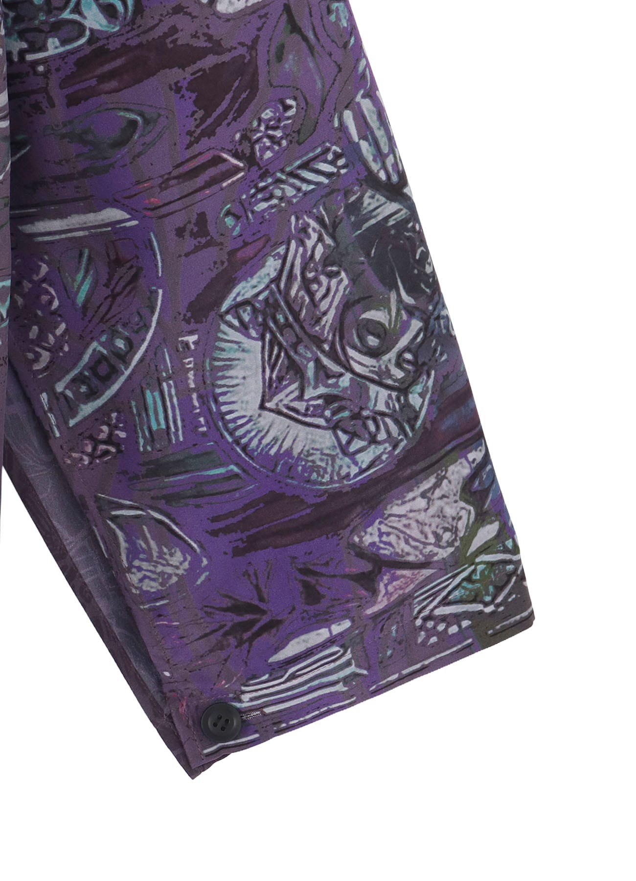 PURPLE STAINED GLASS PRINTED JACKET