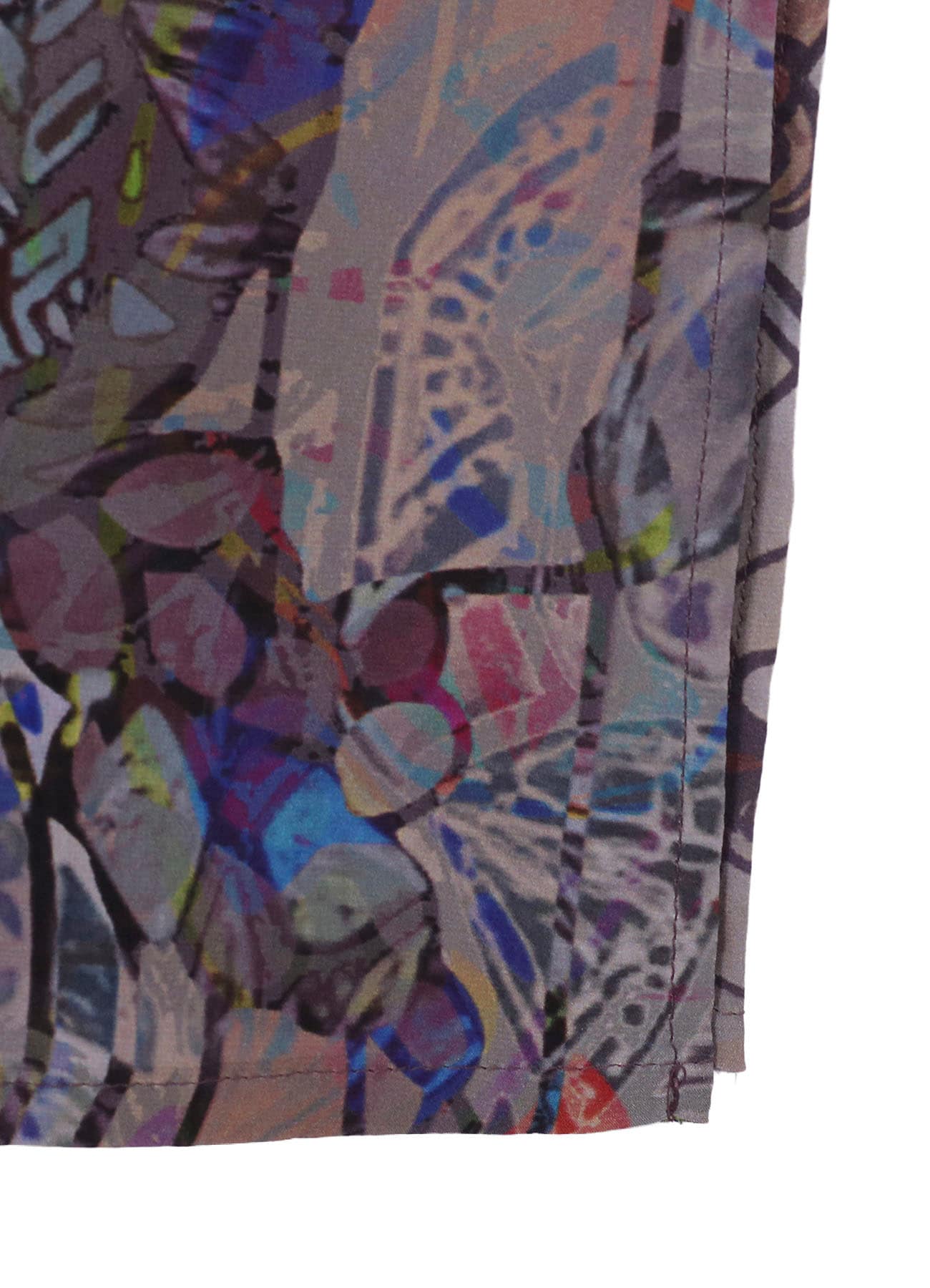 PURPLE STAINED GLASS PRINTED JACKET