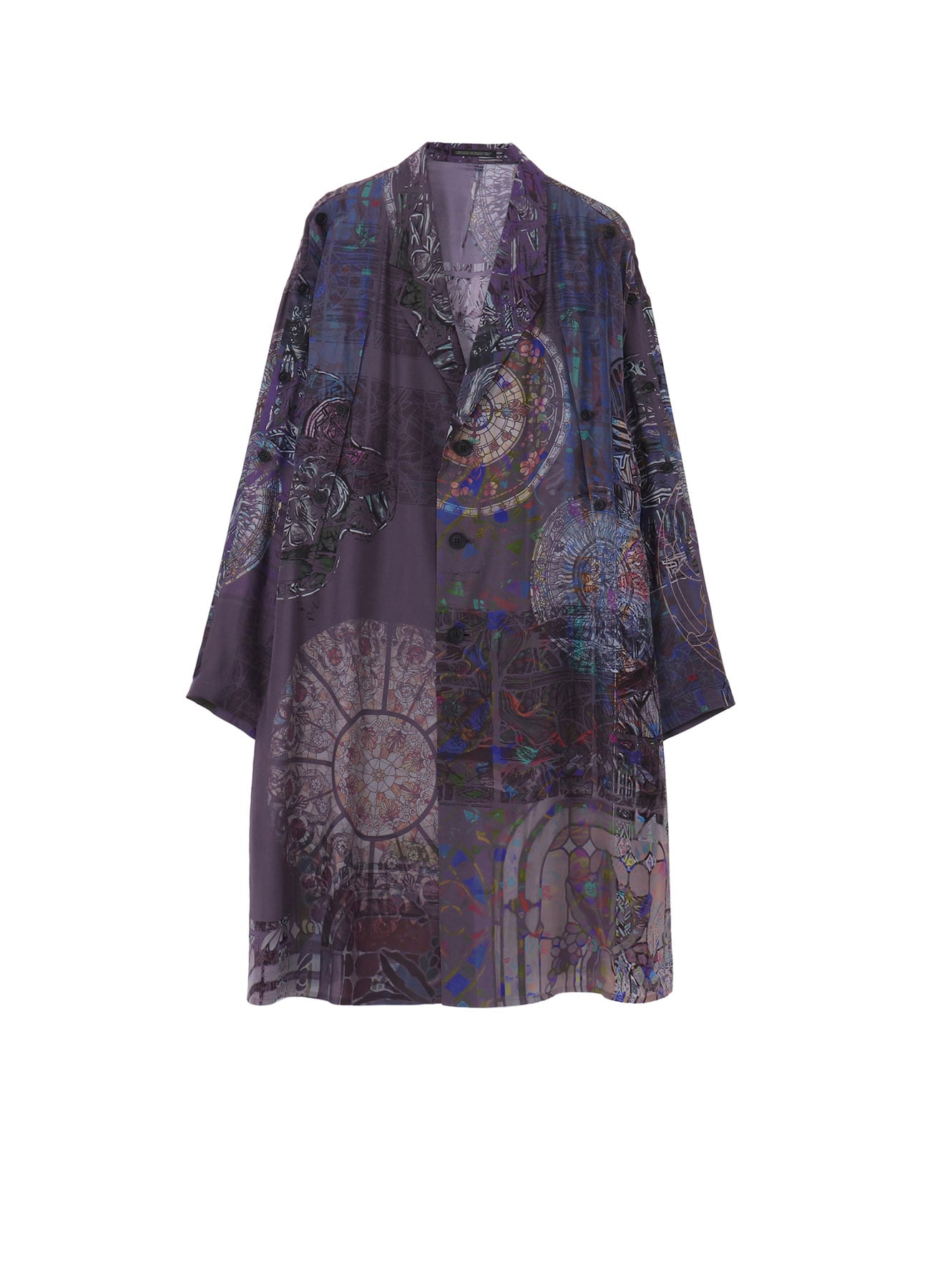 PURPLE STAINED GLASS PRINTED JACKET