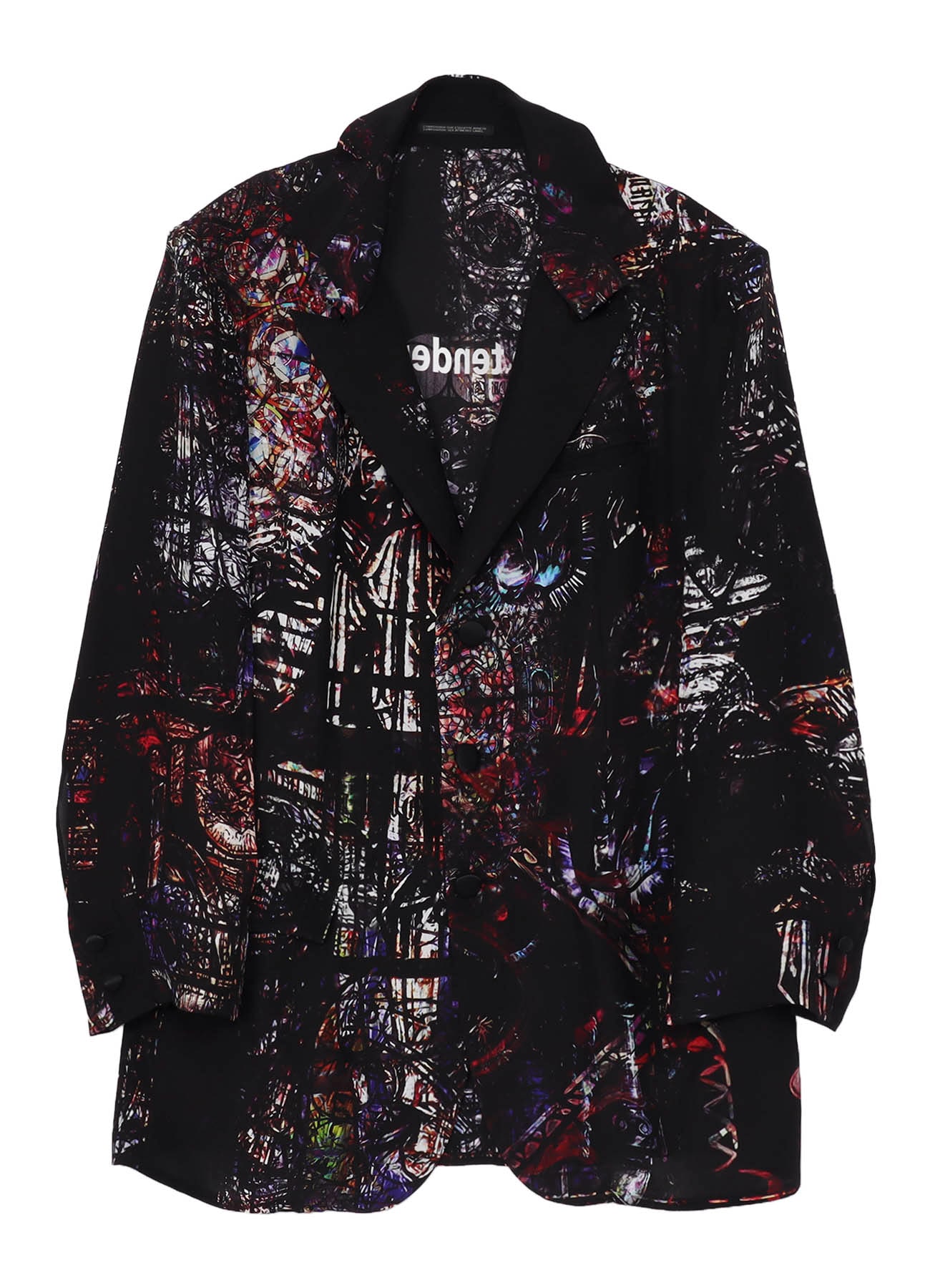 STAINED GLASS PRINTED MESSAGE JACKET