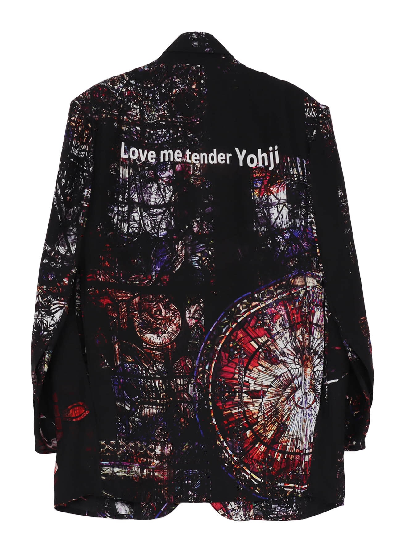 STAINED GLASS PRINTED MESSAGE JACKET