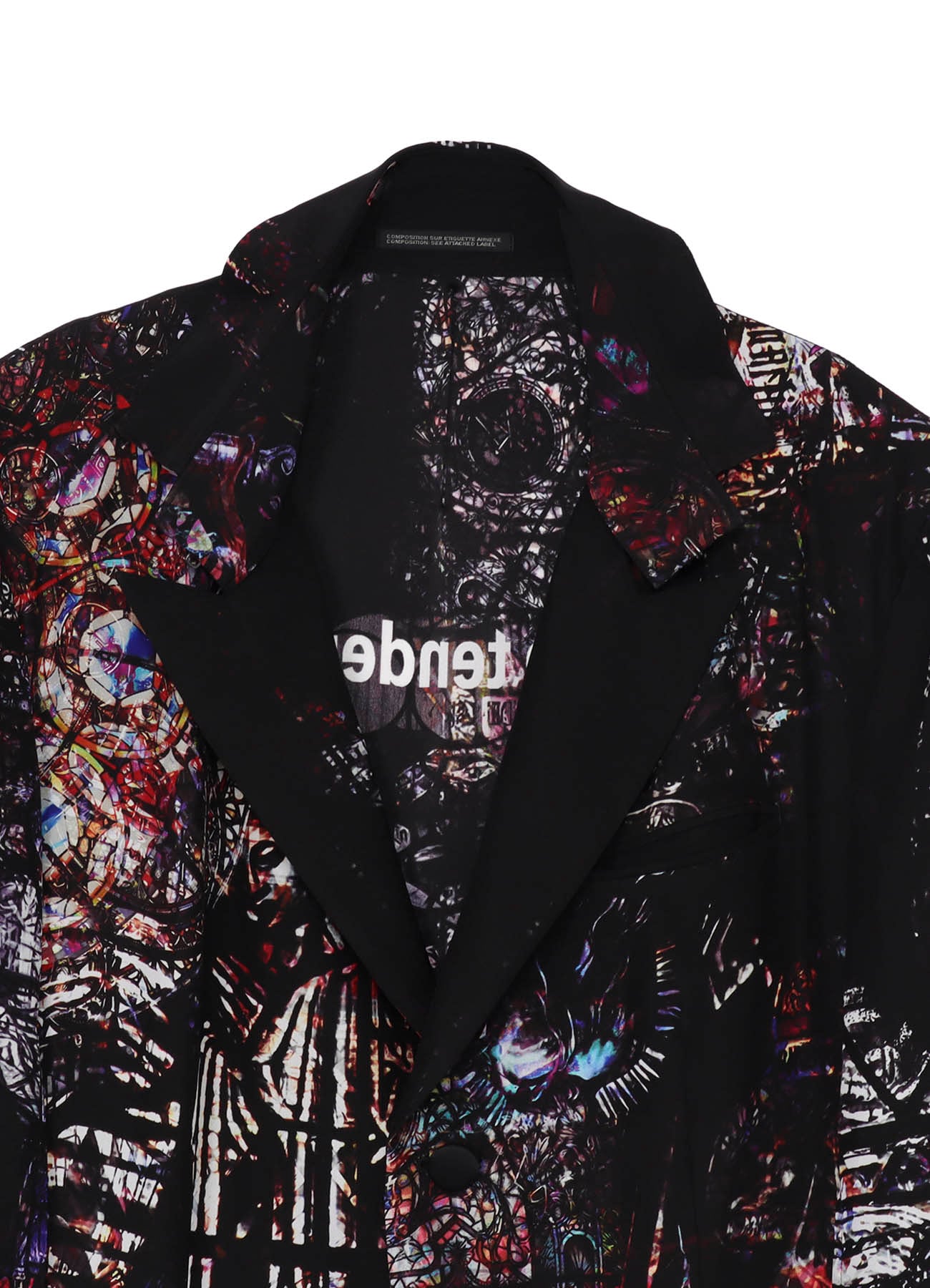 STAINED GLASS PRINTED MESSAGE JACKET