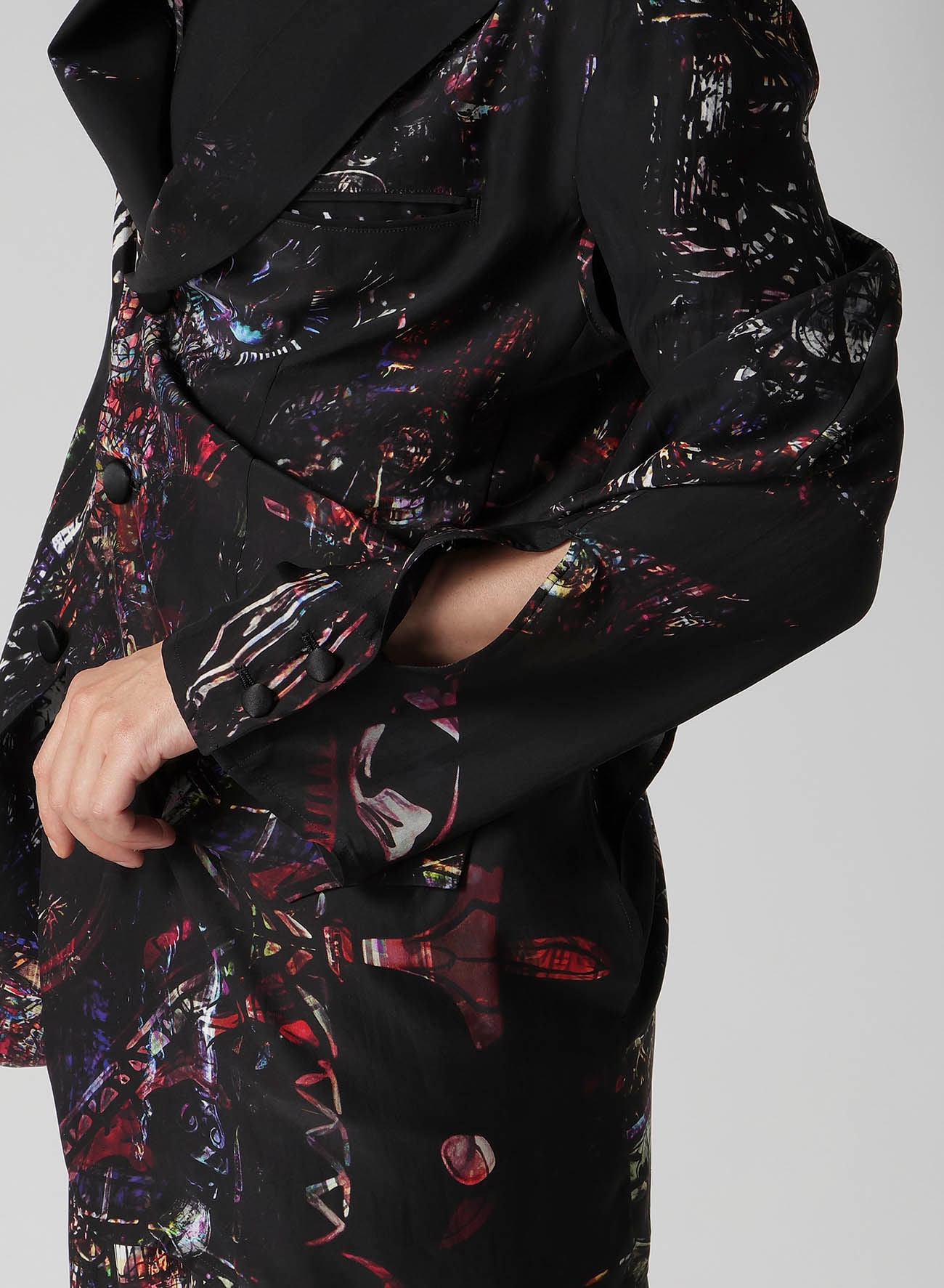 STAINED GLASS PRINTED MESSAGE JACKET