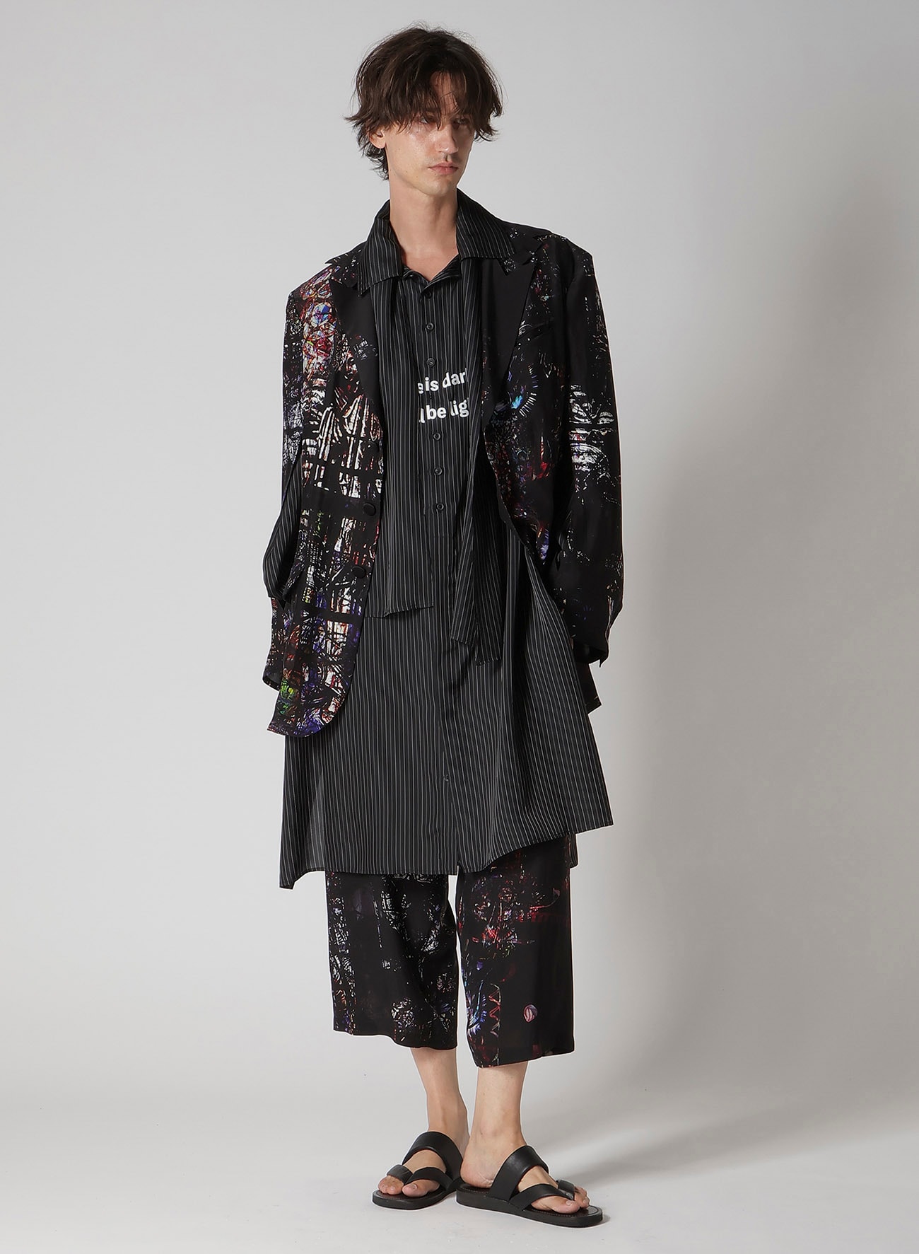 STAINED GLASS PRINTED MESSAGE JACKET