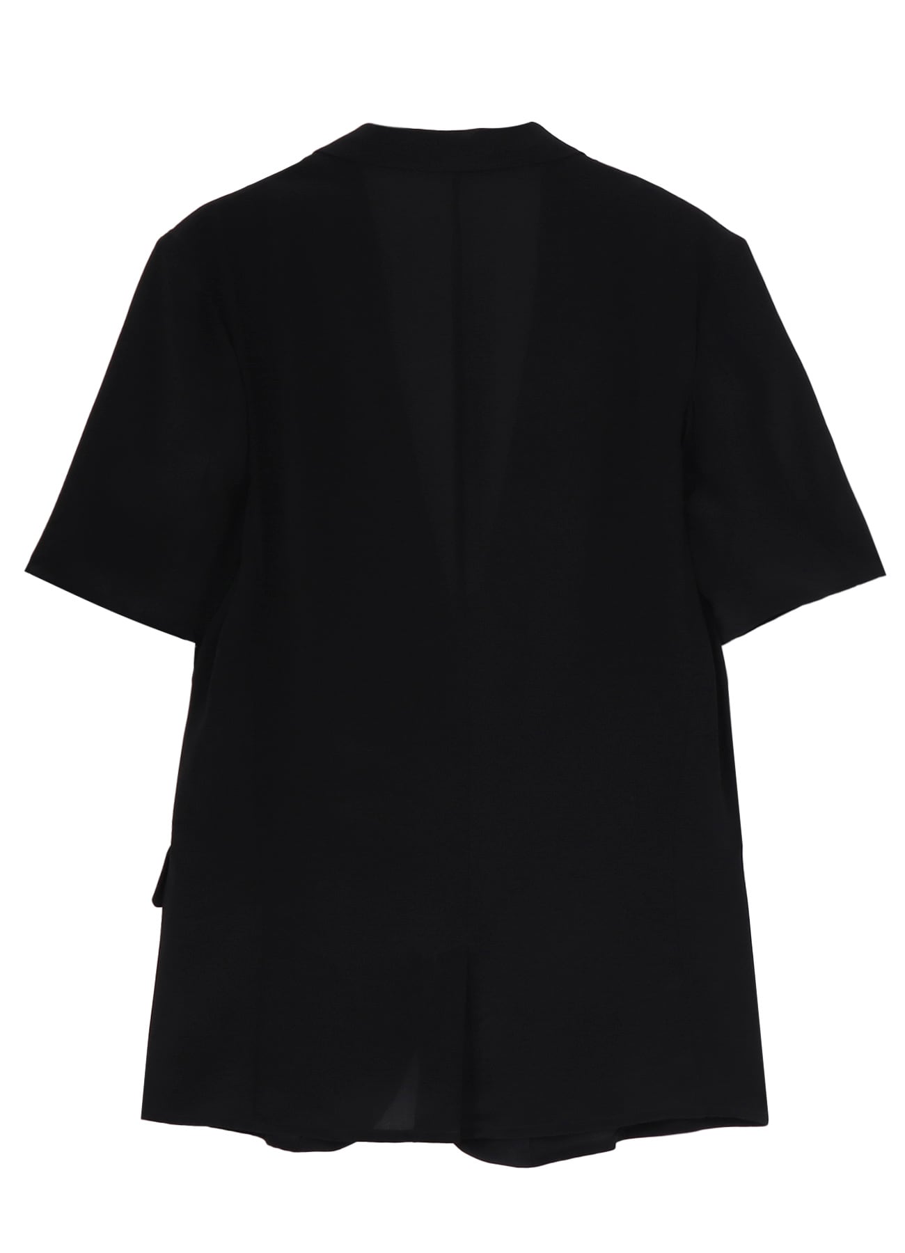 CREPE DE CHINE 6 POCKETS SHORT SLEEVE SUIT JACKET