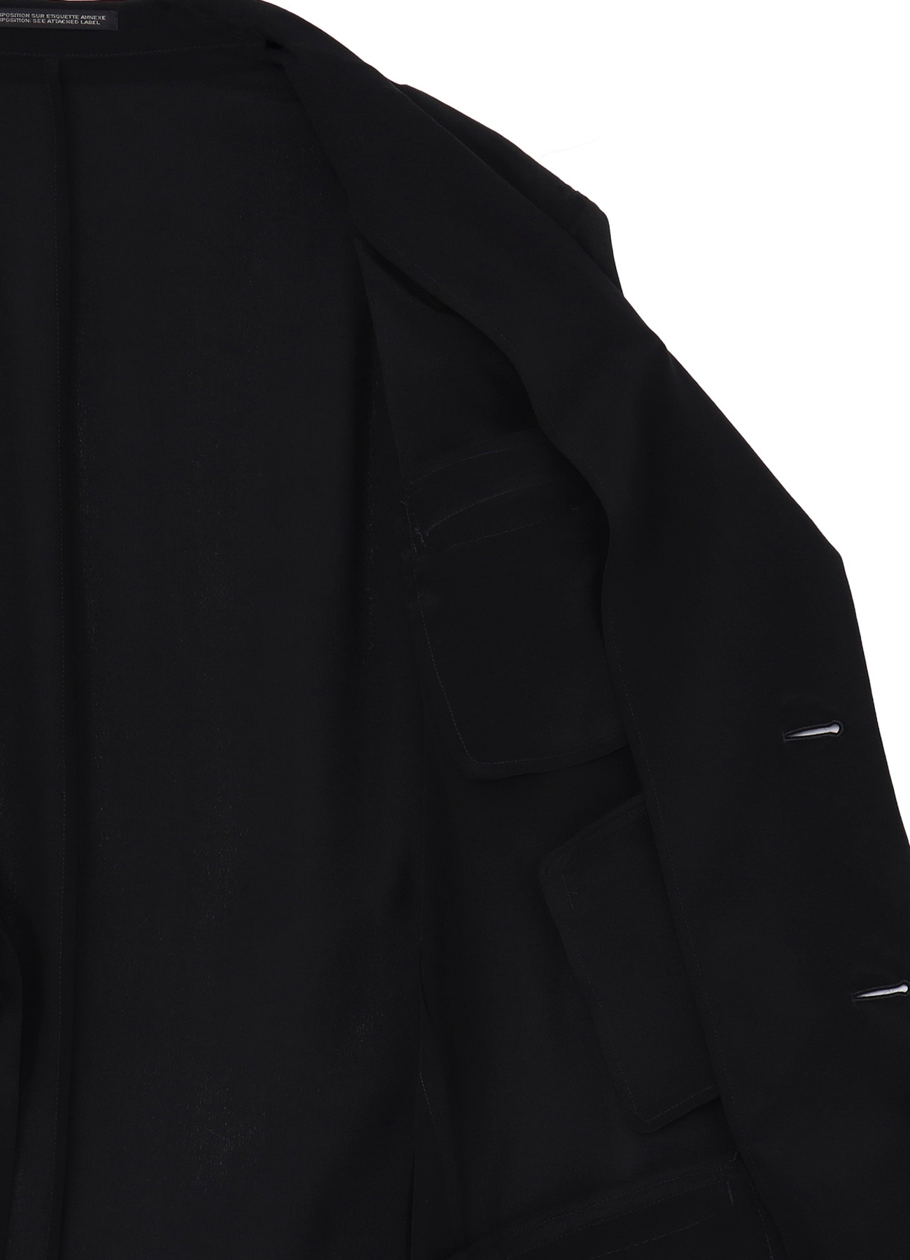 CREPE DE CHINE 6 POCKETS SHORT SLEEVE SUIT JACKET