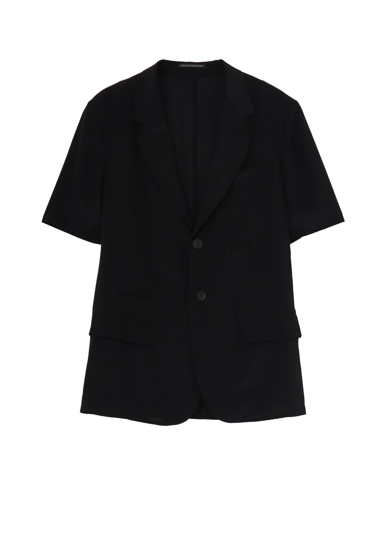 CREPE DE CHINE 6 POCKETS SHORT SLEEVE SUIT JACKET