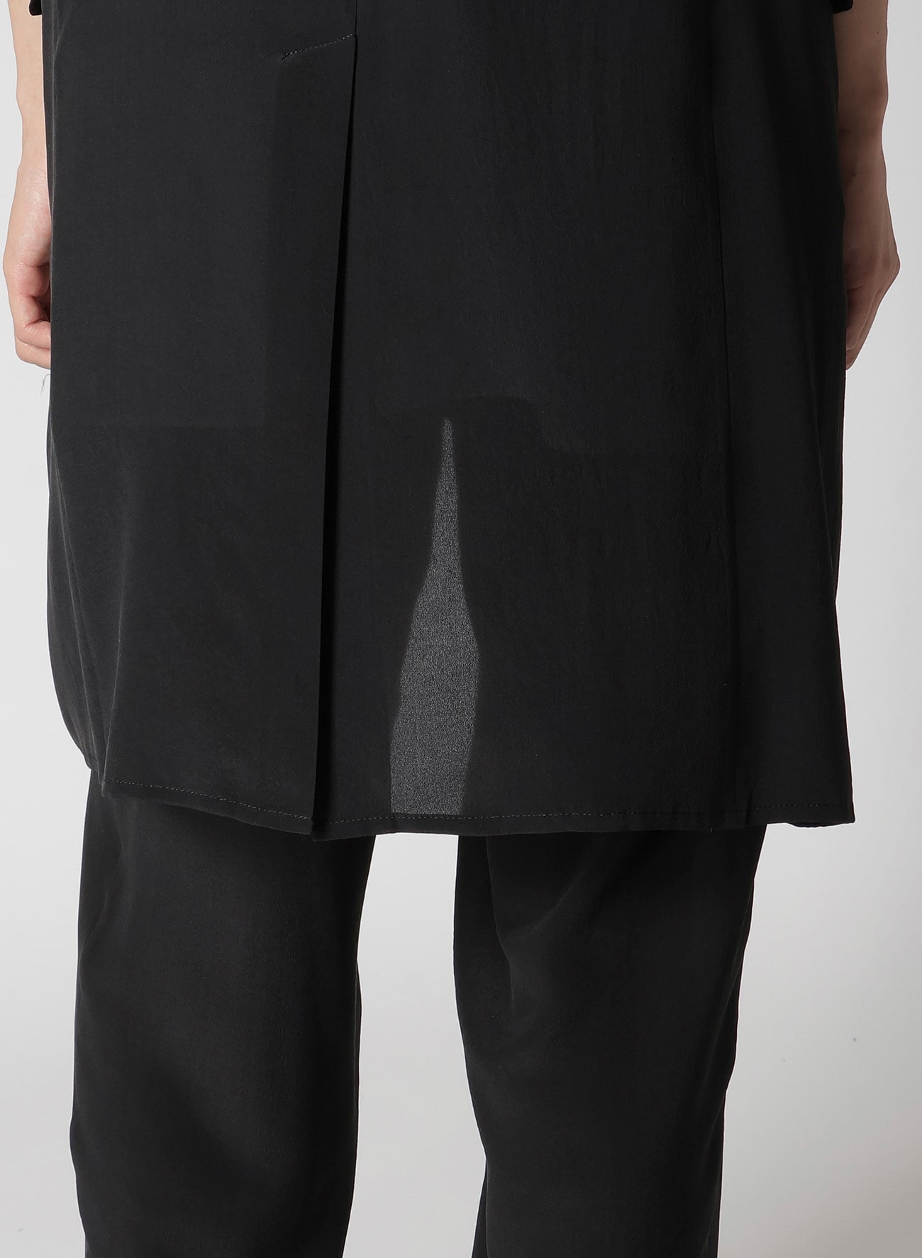 CREPE DE CHINE 4 BUTTONS SHORT SLEEVE JACKET