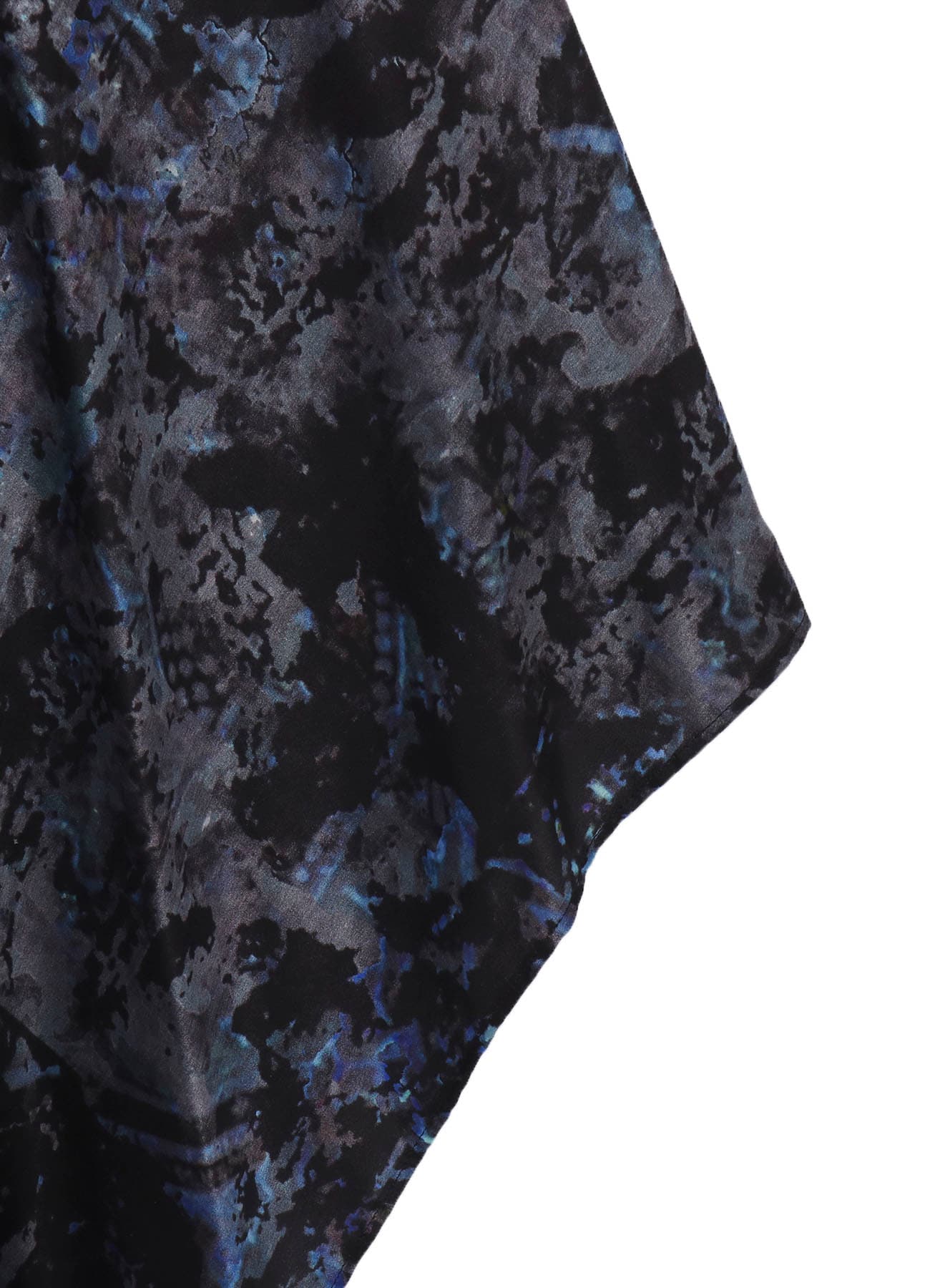 SEA MOTIF/LINING PRINTED CAPE JACKET