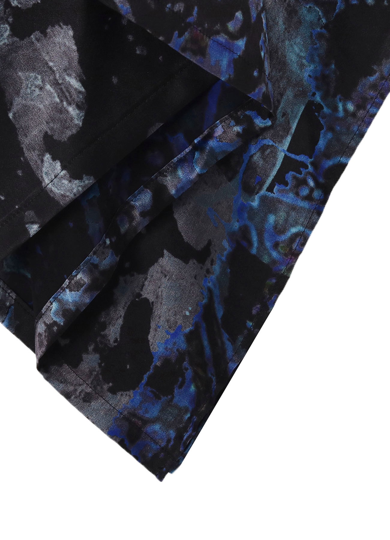 SEA MOTIF/LINING PRINTED CAPE JACKET