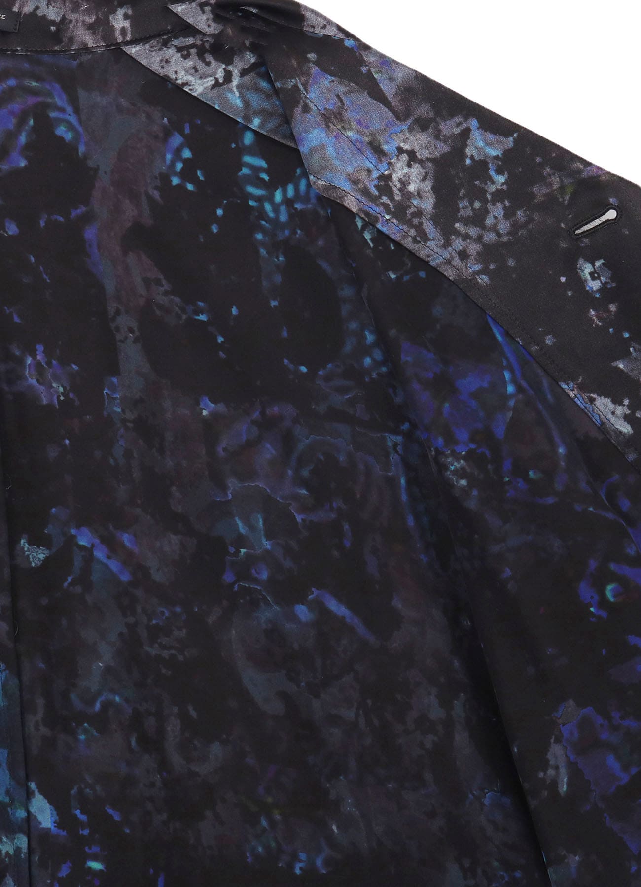 SEA MOTIF/LINING PRINTED CAPE JACKET