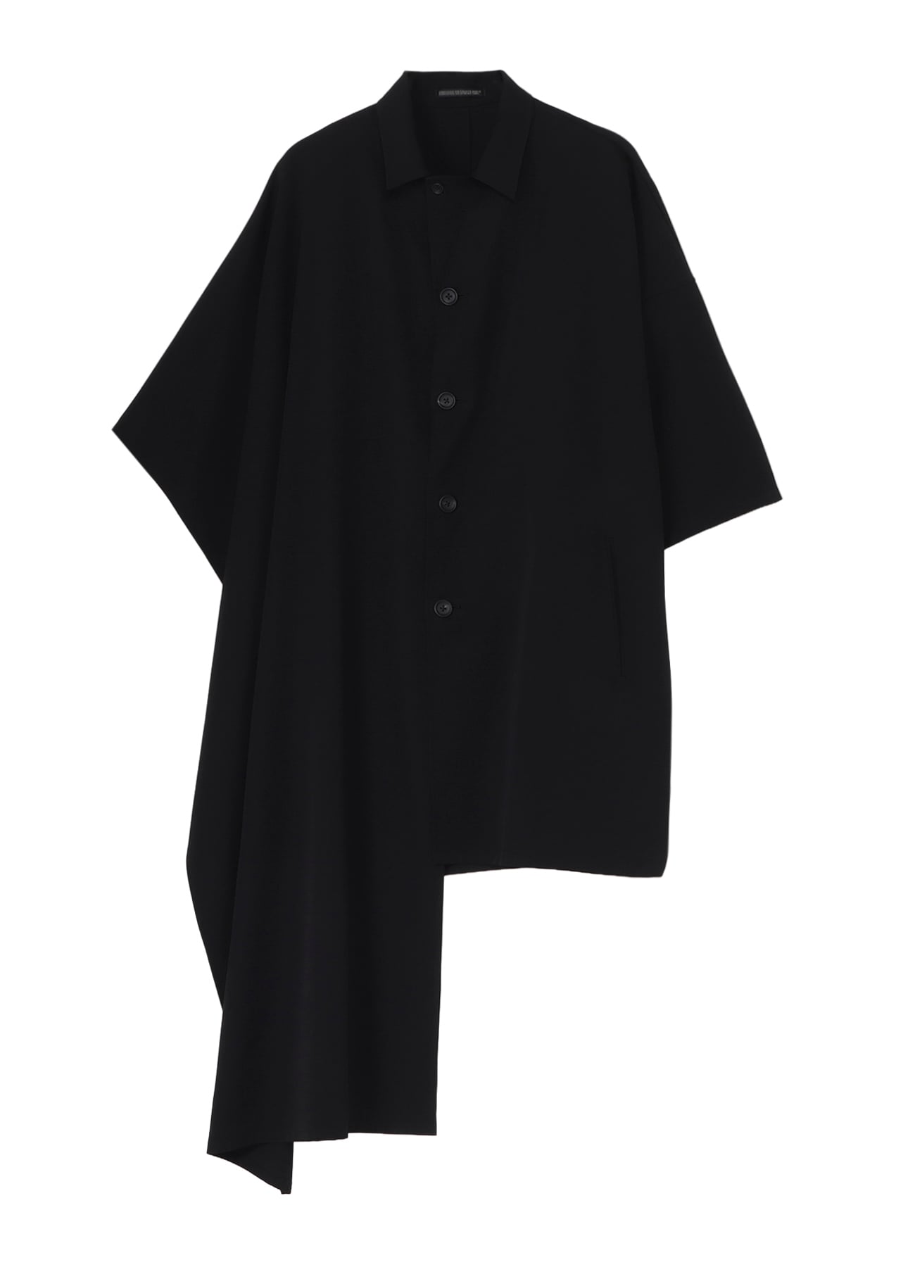 WOOL GABARDINE WOOL GABARDINE LONG CAPE JACKET