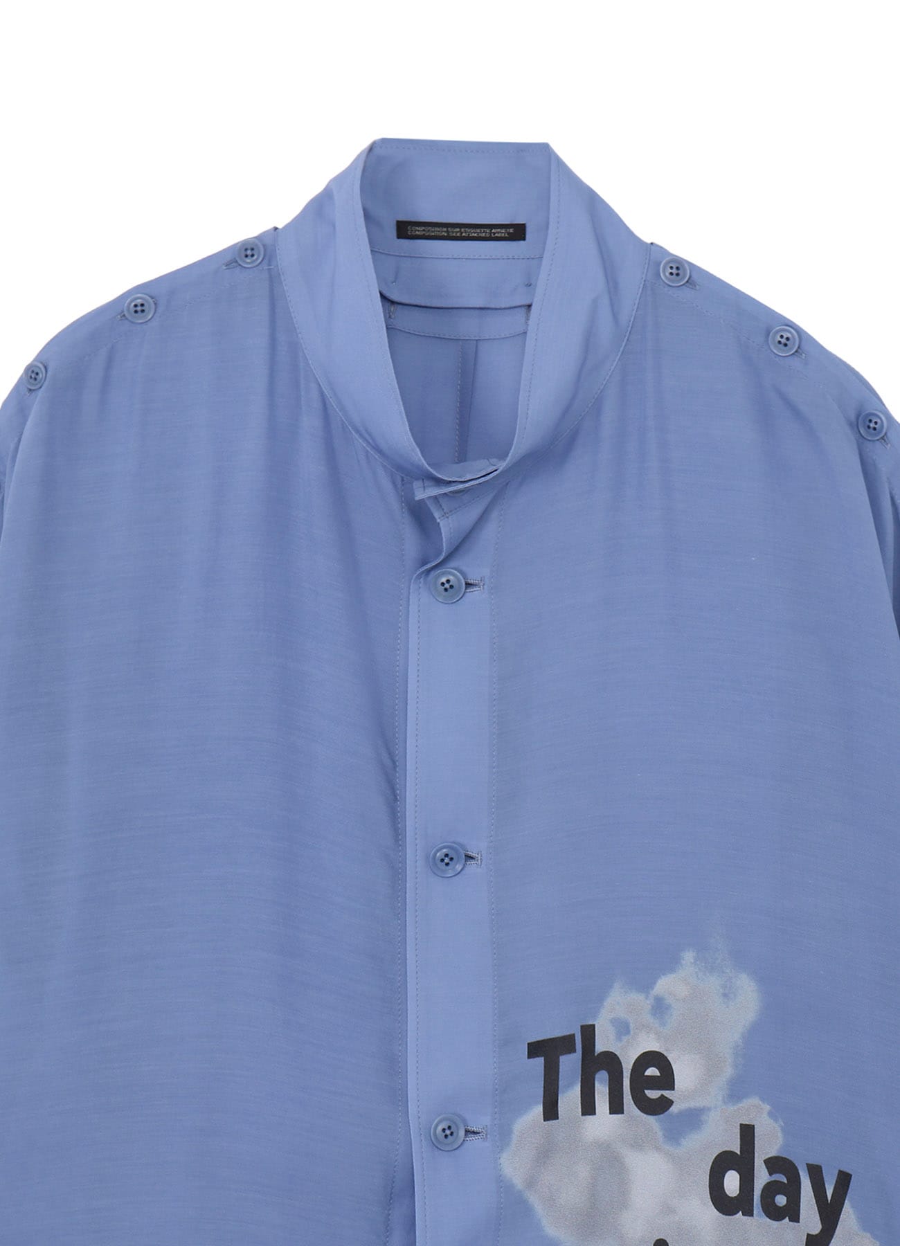 <PIECE UNIQUE/AOYAMA>BLUE PRINTED STAND JACKET