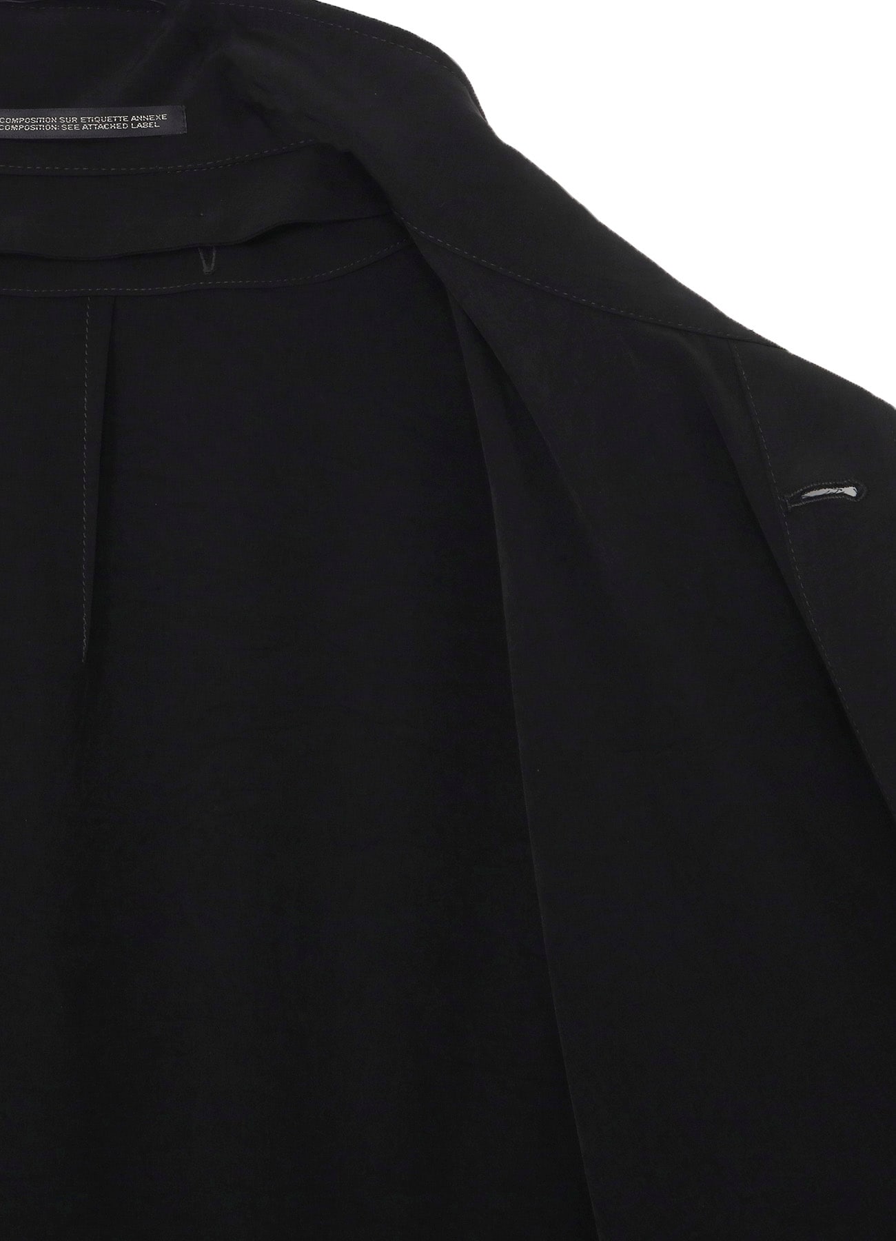 TA TUXEDO BUTTON STAND LONG SLEEVE JACKET