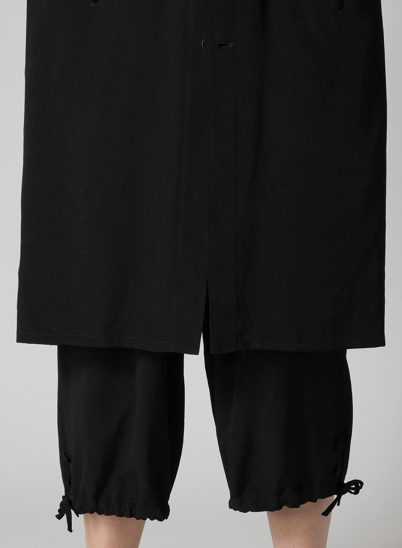 TA TUXEDO BUTTON STAND LONG SLEEVE JACKET