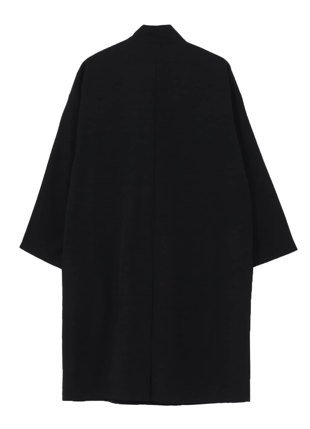 WOOL GABARDINE SLEEVE SLIT STAND JACKET