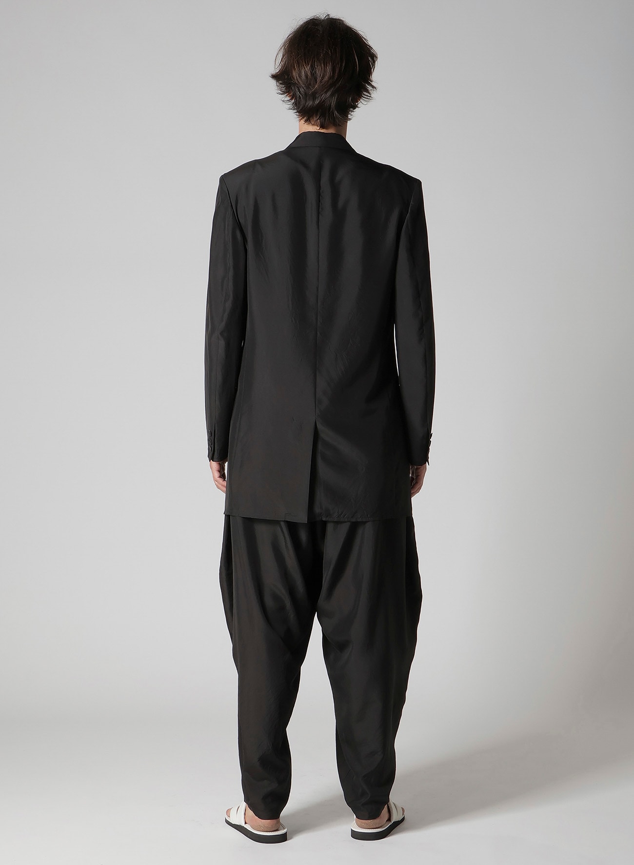 SILK HABUTAE DOUBLE LAPEL JACKET