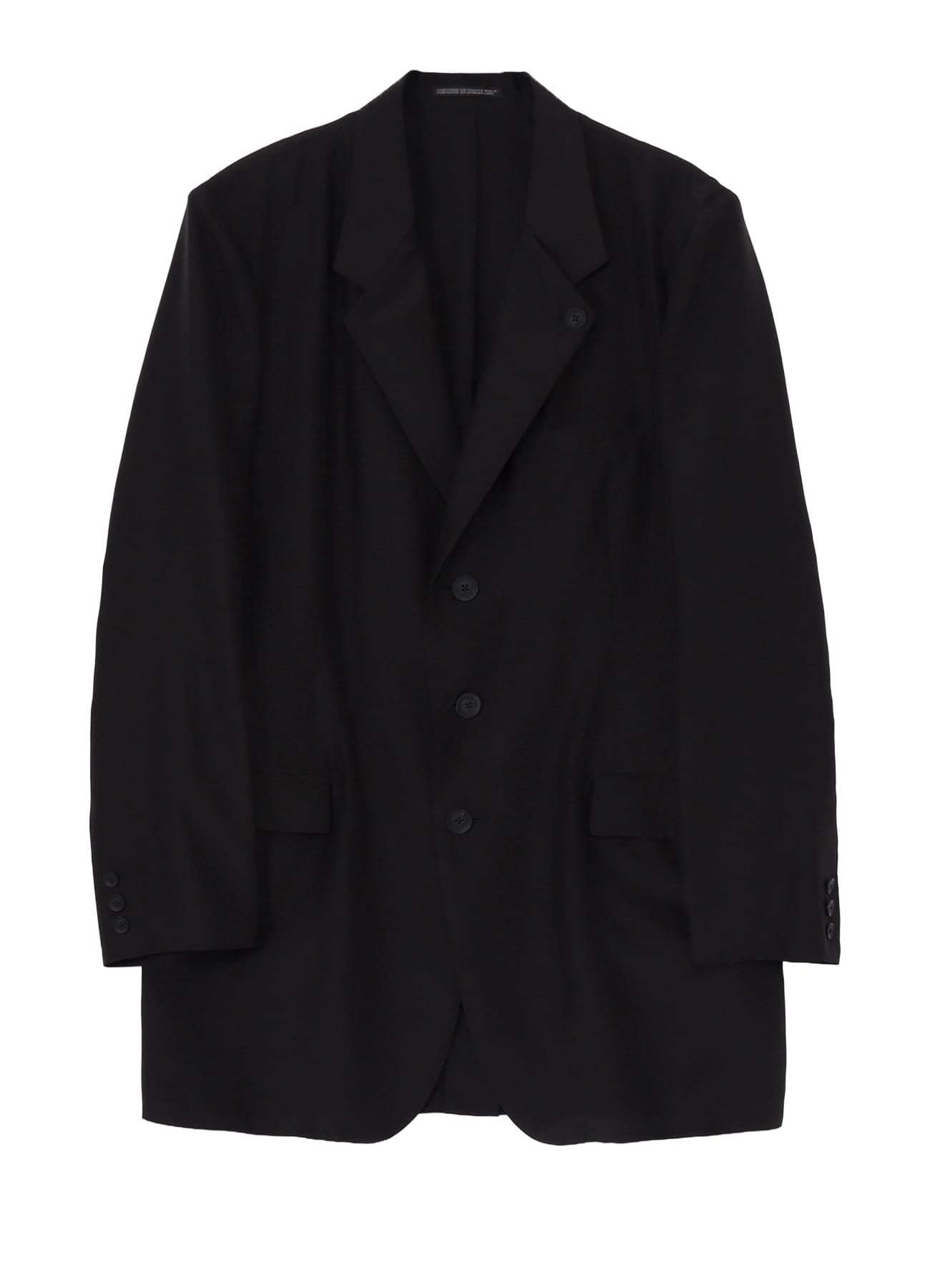 SILK HABUTAE DOUBLE LAPEL JACKET