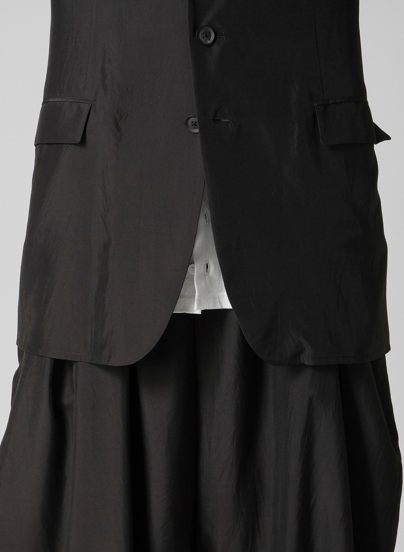 SILK HABUTAE DOUBLE LAPEL JACKET