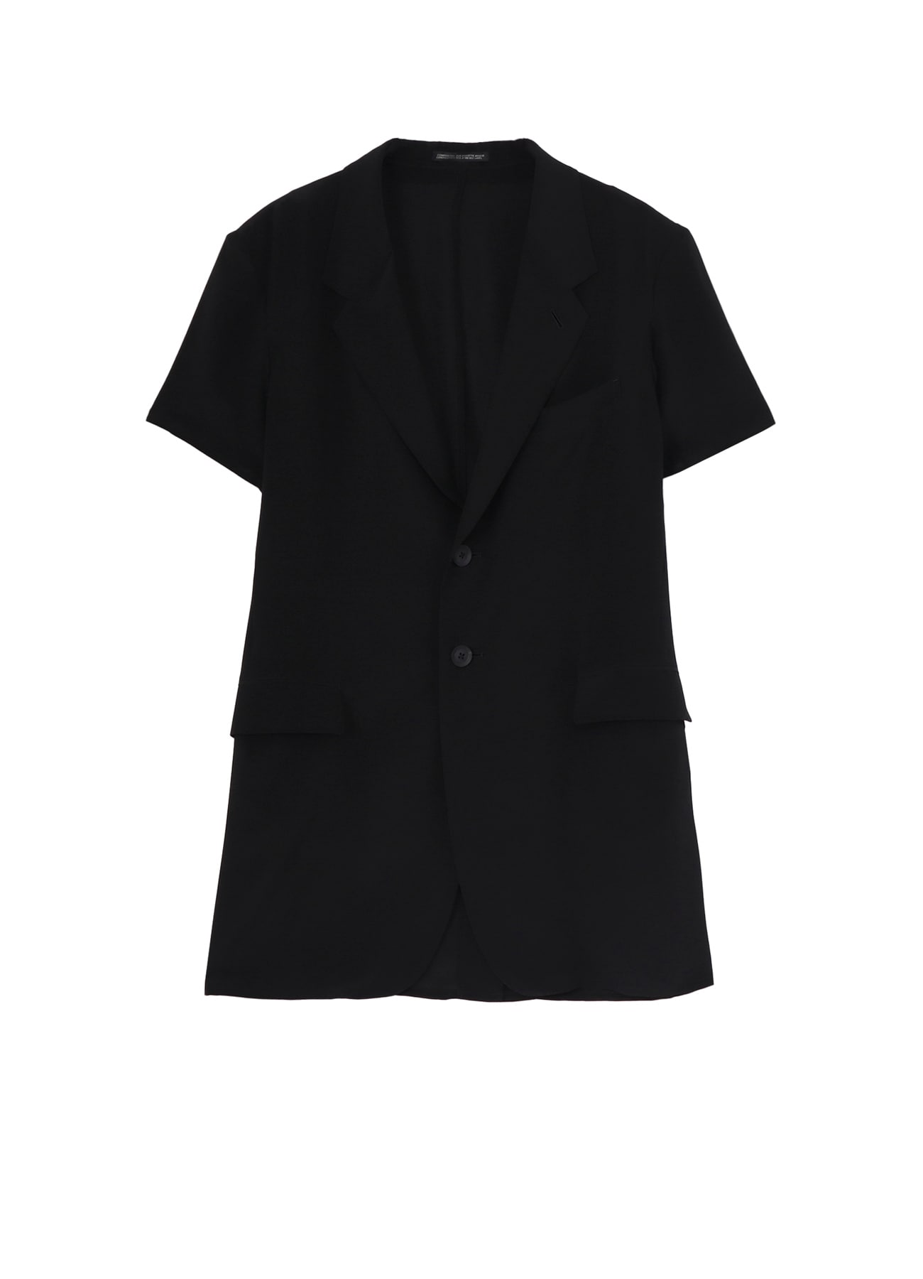 CREPE DE CHINE SHORT SLEEVE 2 BUTTONS JACKET