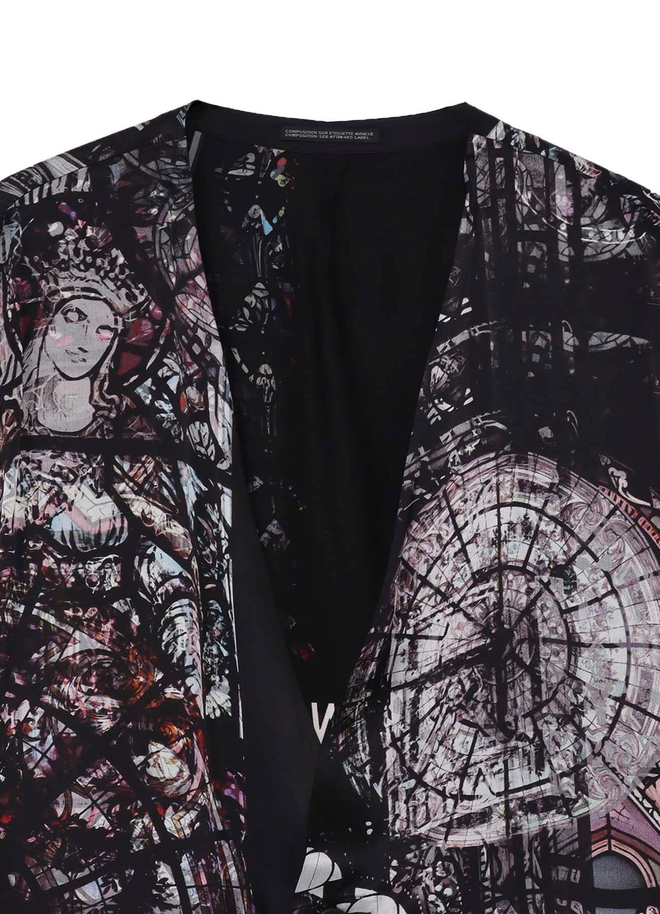 INK / LINING MESSAGE PRINTED GOWN