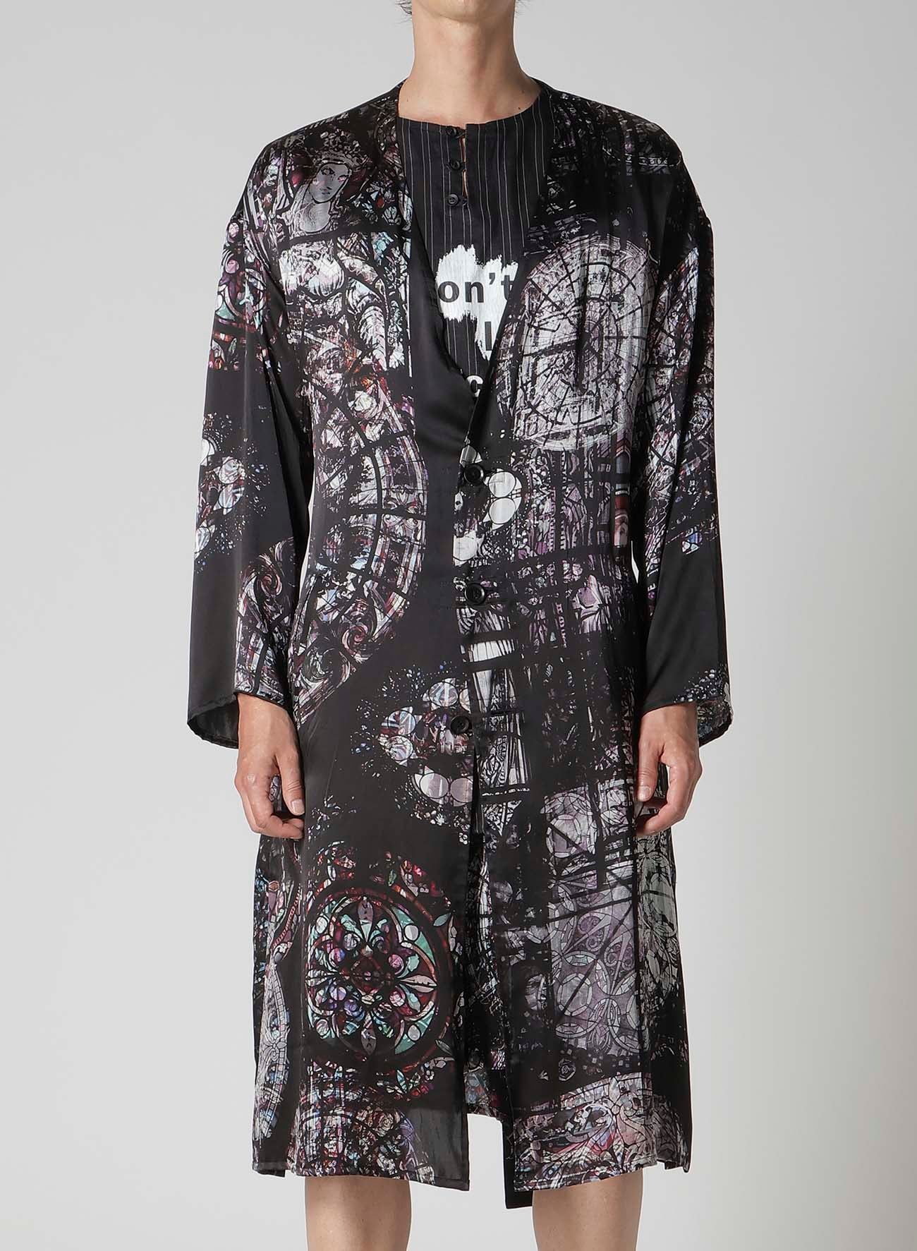 INK / LINING MESSAGE PRINTED GOWN