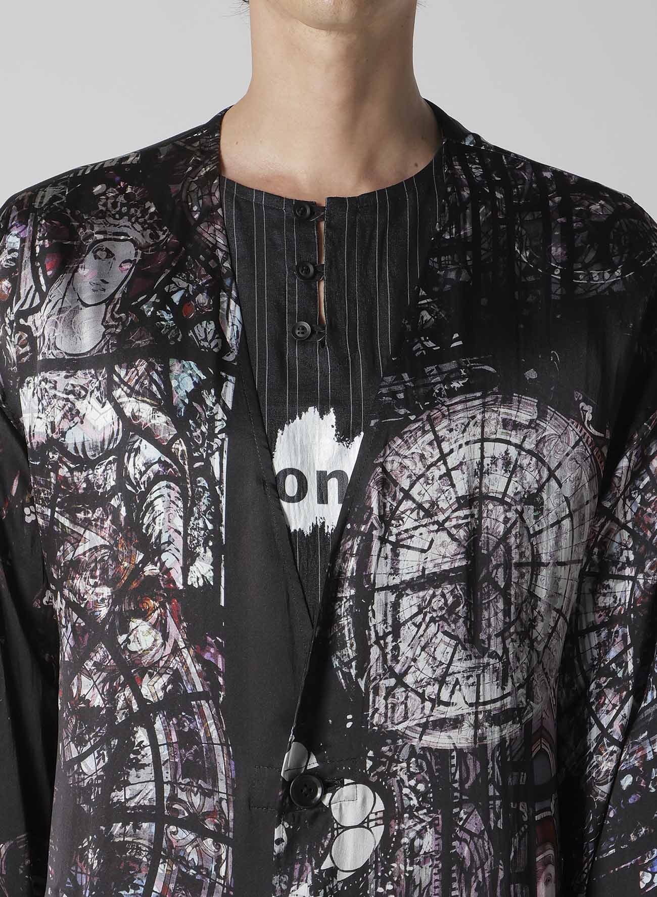 INK / LINING MESSAGE PRINTED GOWN