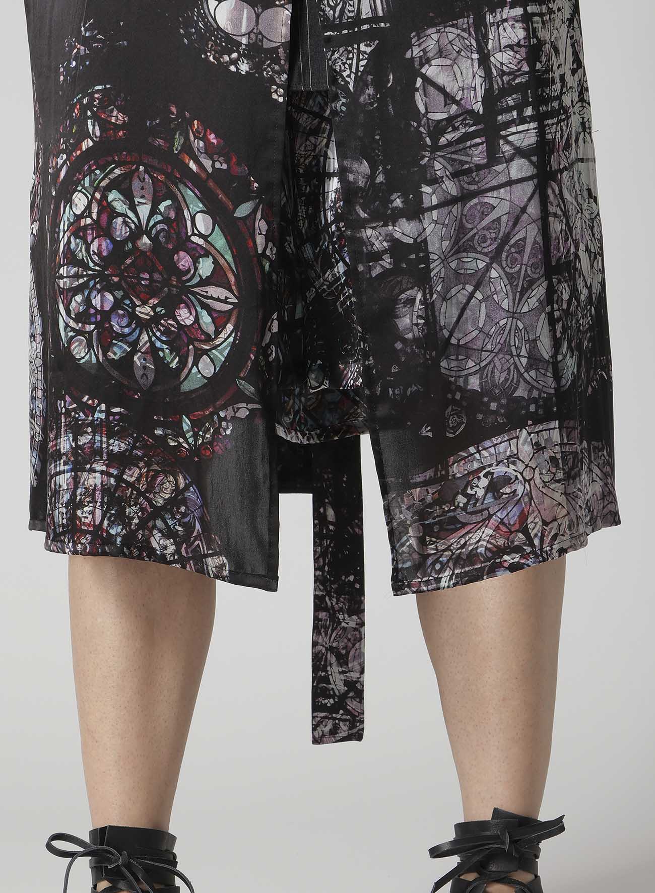 INK / LINING MESSAGE PRINTED GOWN