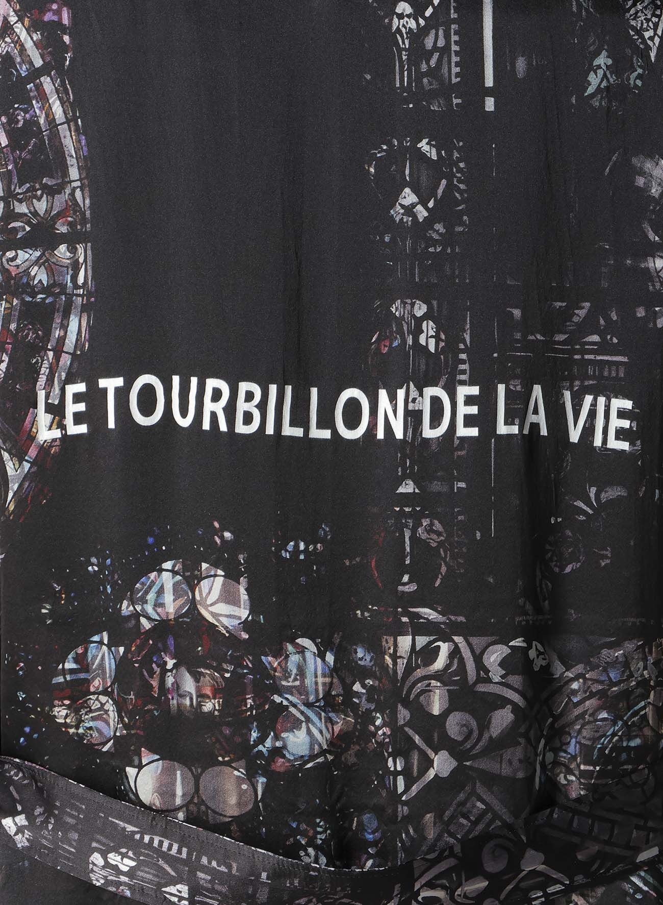 INK / LINING MESSAGE PRINTED GOWN