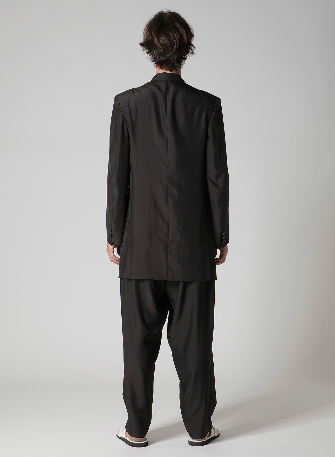 SILK HABUTAE 2 BUTTONS JACKET