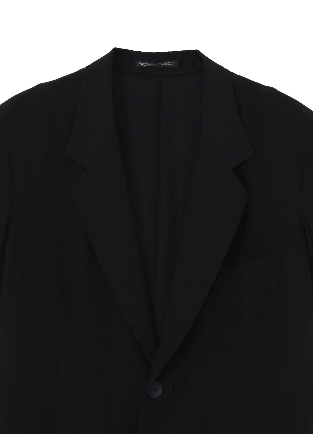 CREPE DE CHINE 2 BUTTONS SHORT SLEEVE JACKET