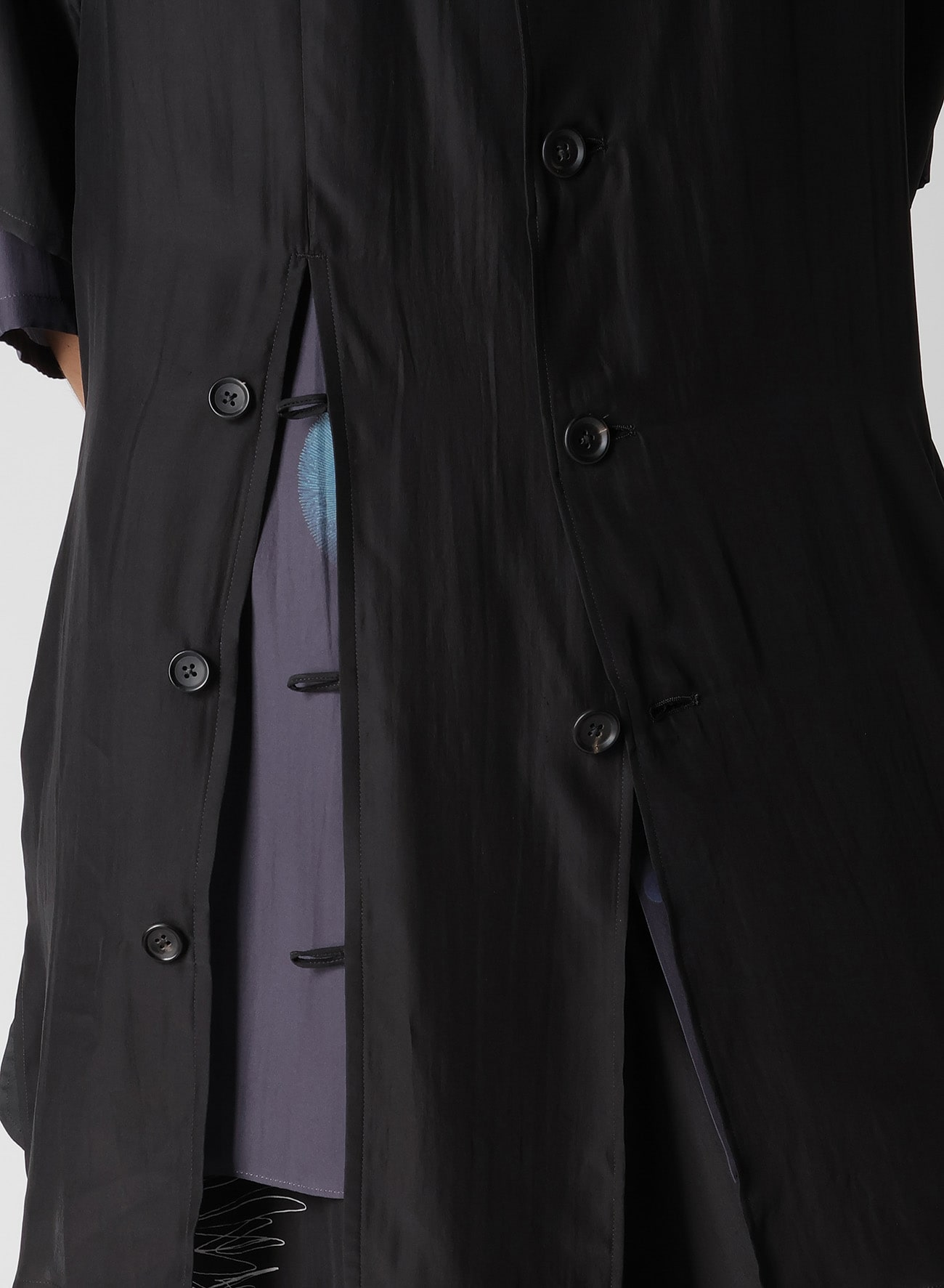 MICRO PRINTED DOLMAN JACKET