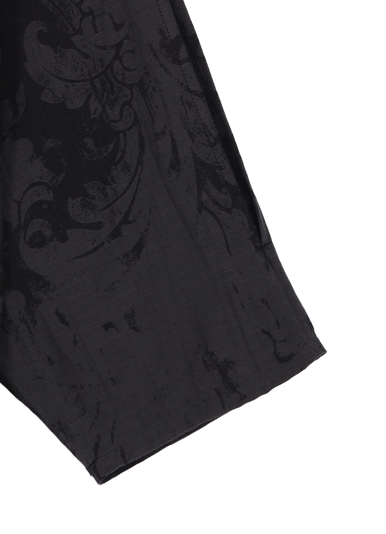 JACQUARD PATTERN MESSAGE PRINTED STAND JACKET