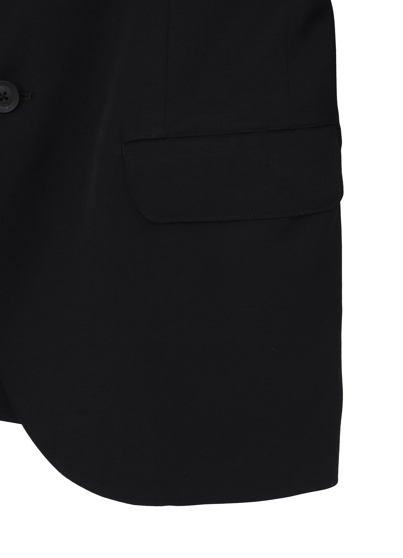 WOOL GABARDINE DOUBLE LAPEL JACKET