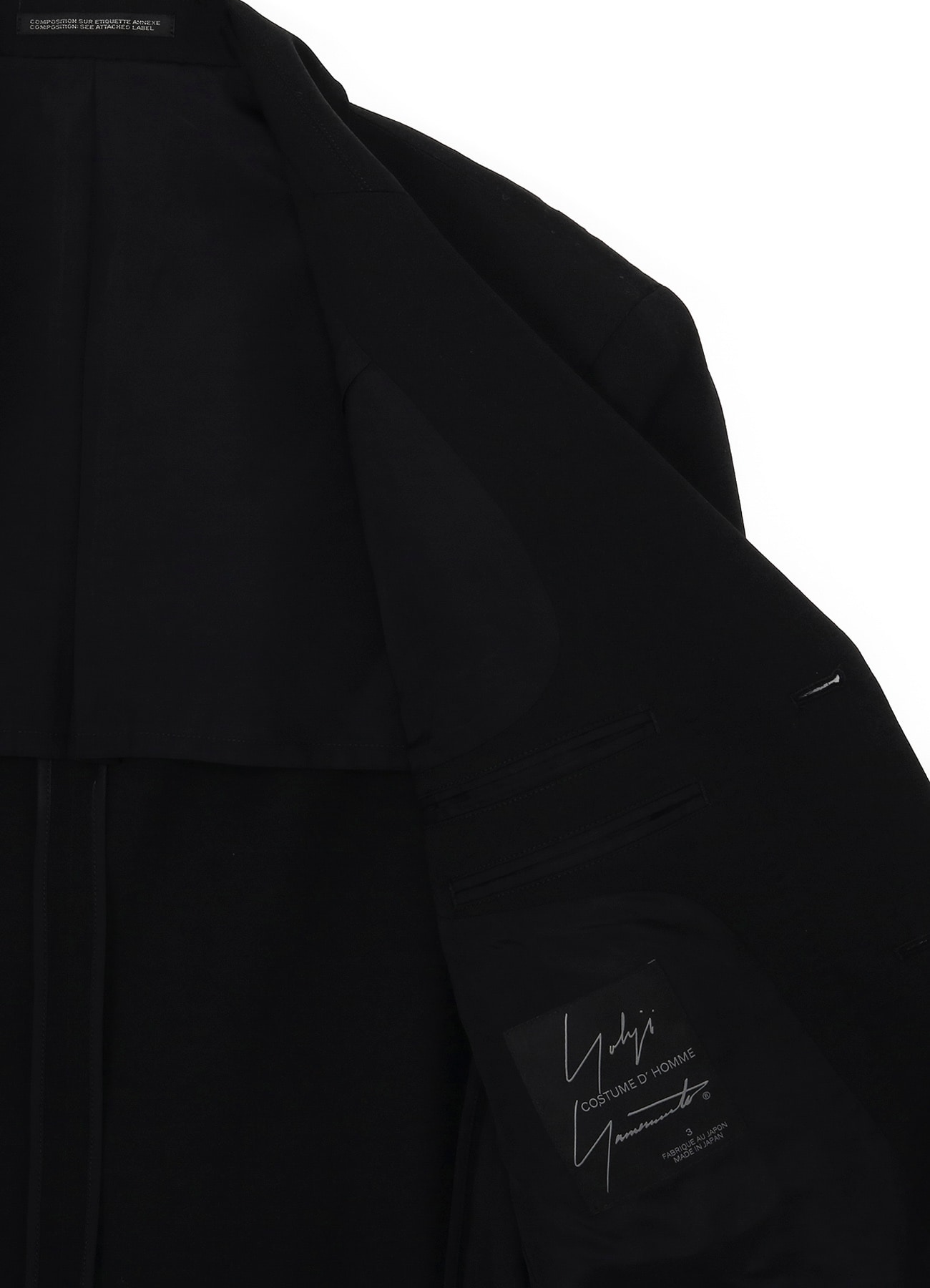 SUIT GABARDINE CDH 3BUTTONS JACKET