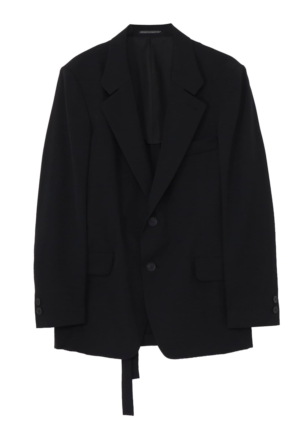 WOOL GABARDINE INNER BELT JACKET